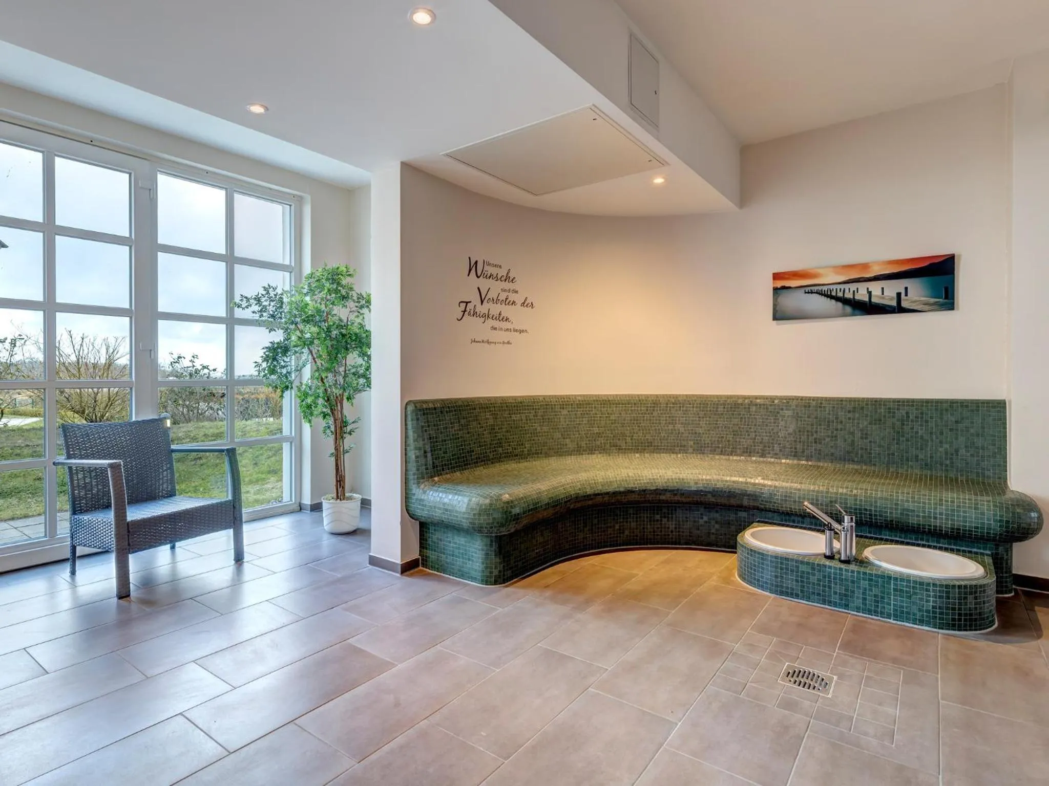 Spa and wellness centre/facilities in Residenz am Balmer See - BS 10 mit Wellnessbereich