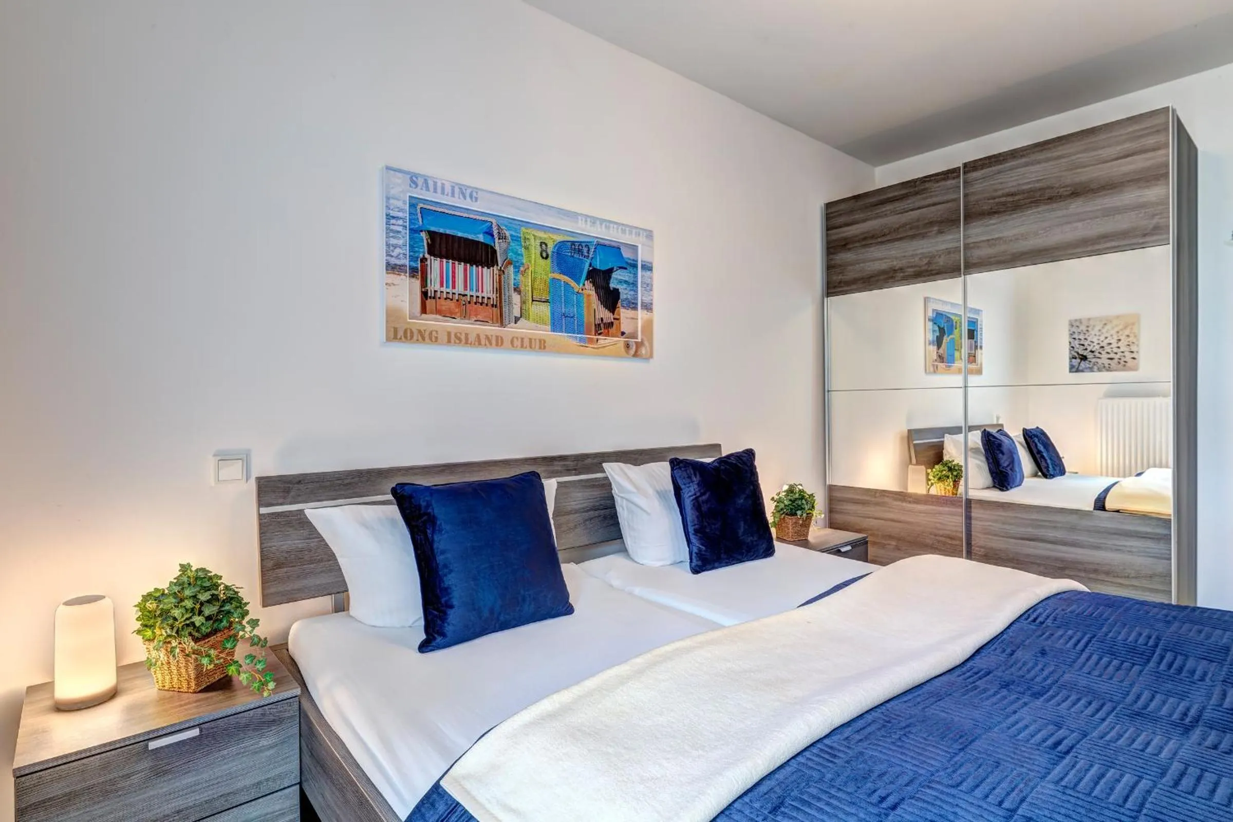 Bedroom, Bed in Residenz am Balmer See - BS 10 mit Wellnessbereich