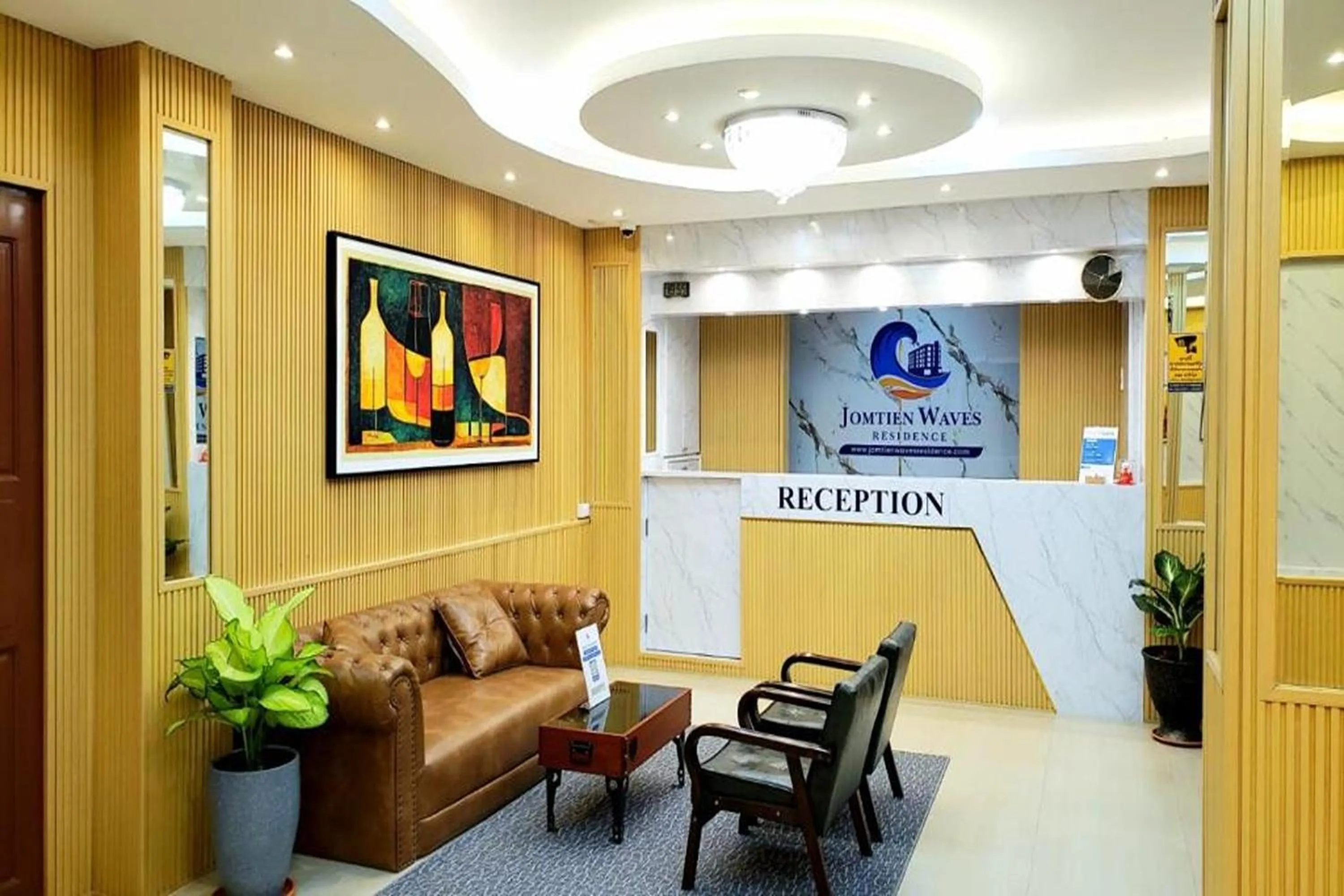 Lobby or reception in Jomtien Wave Residence