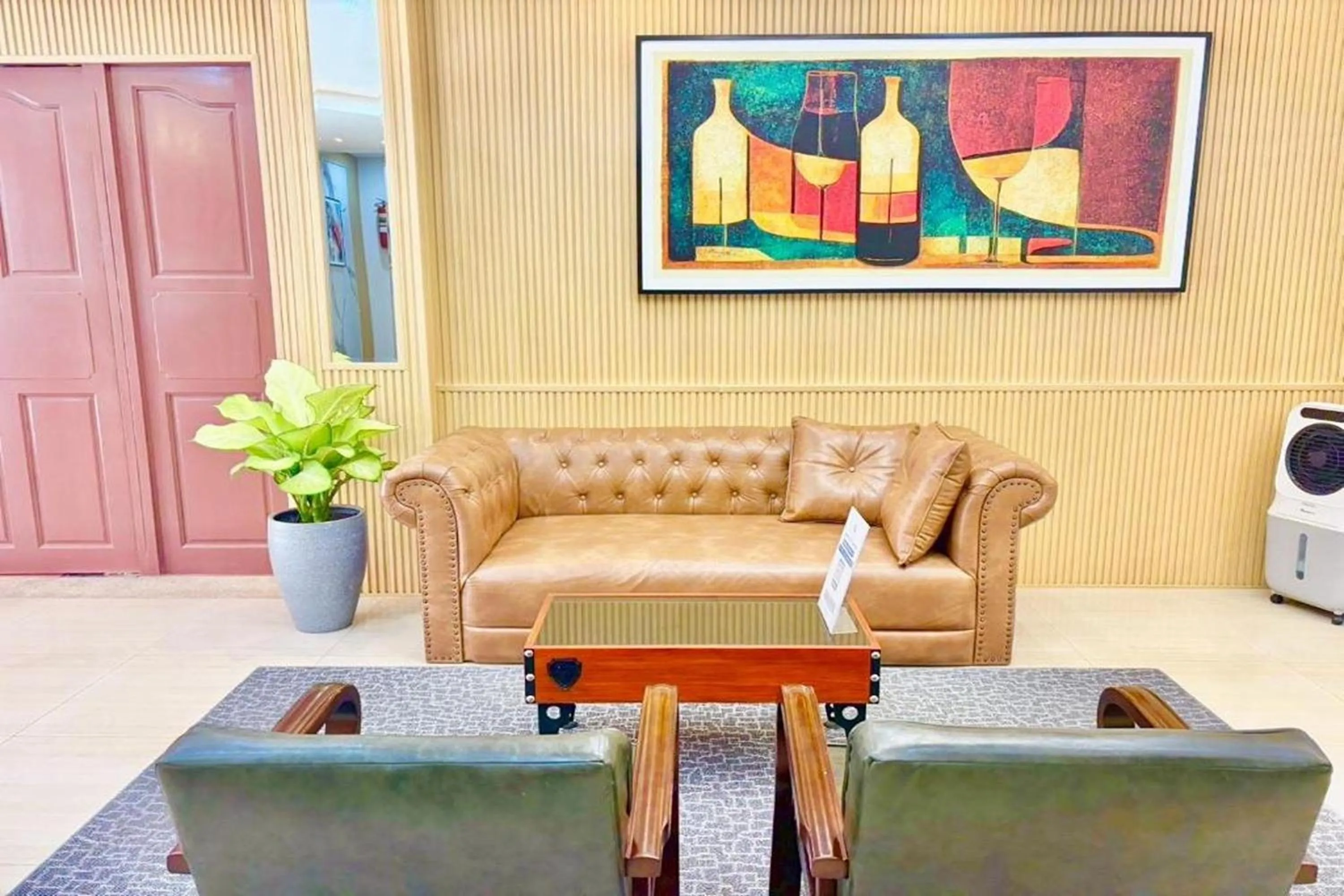 Seating area in Jomtien Wave Residence