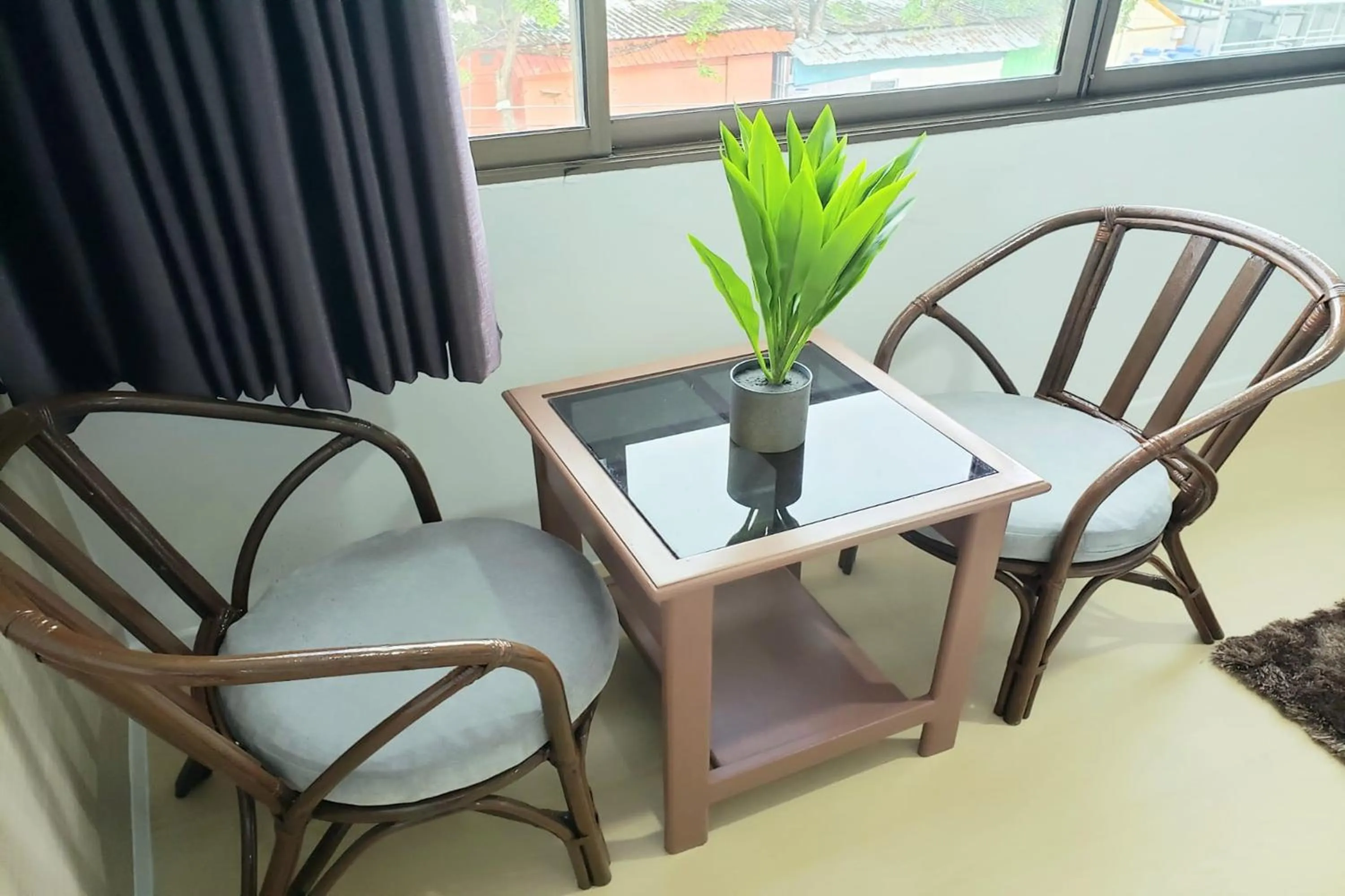 Seating area in Jomtien Wave Residence