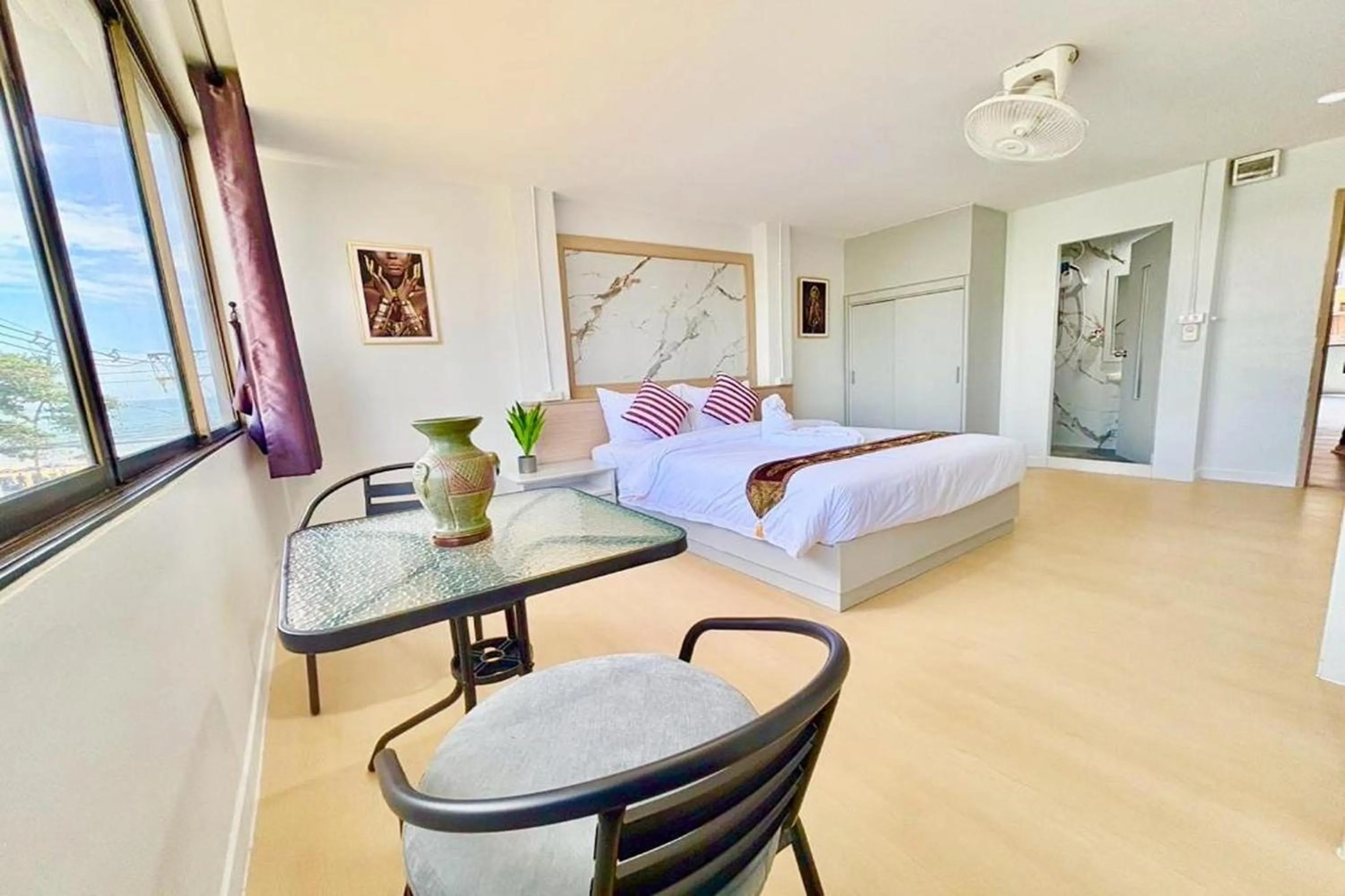 Bed in Jomtien Wave Residence