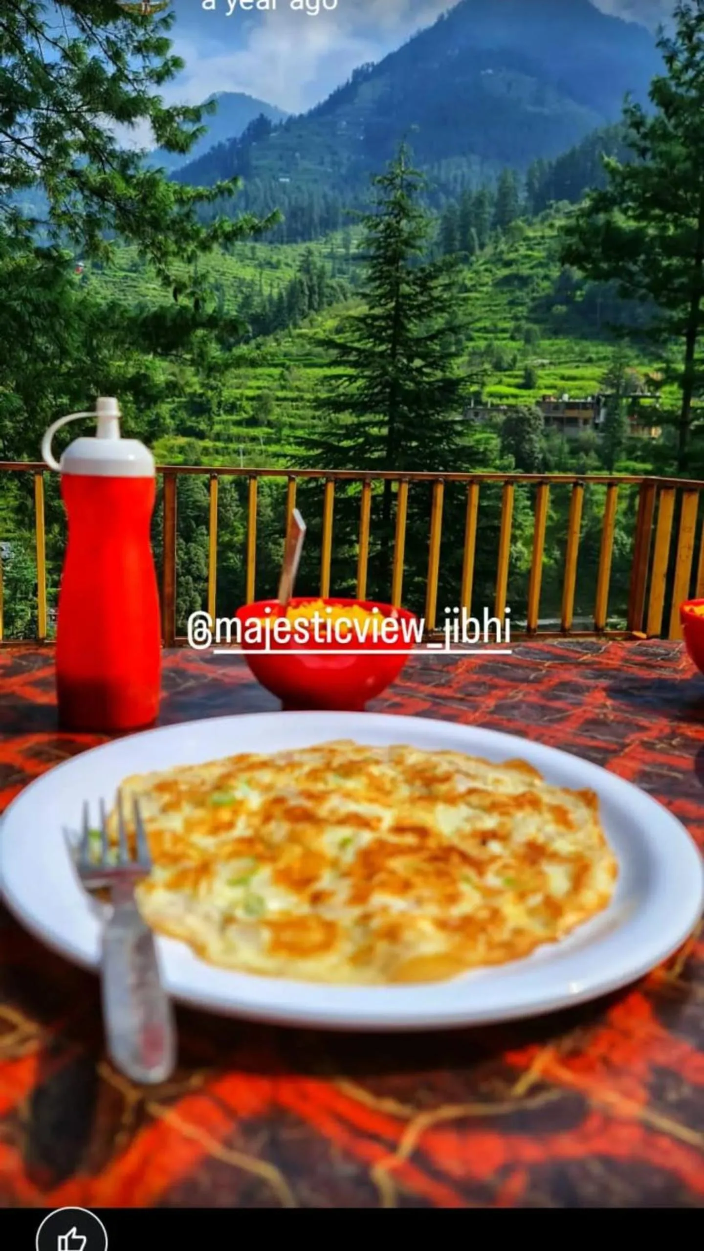 Natural landscape in Majestic View Cottages