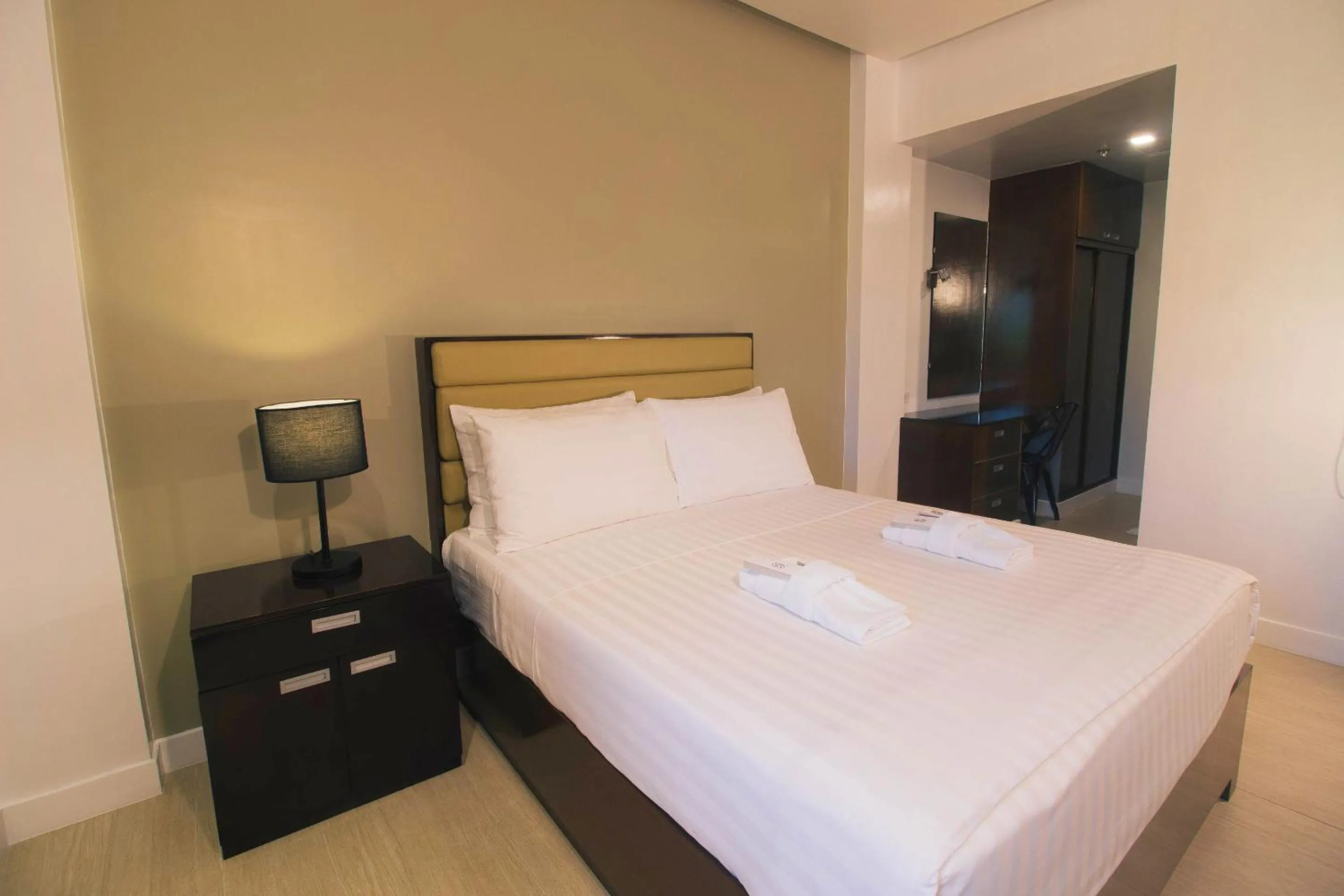 Bed in Aura Condotel