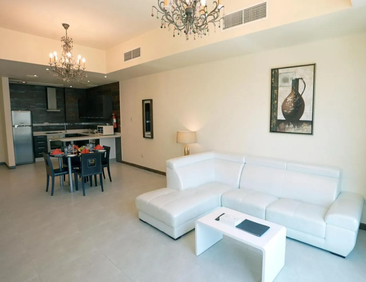 Kitchen or kitchenette in Al Manzil Hotel Bahrain