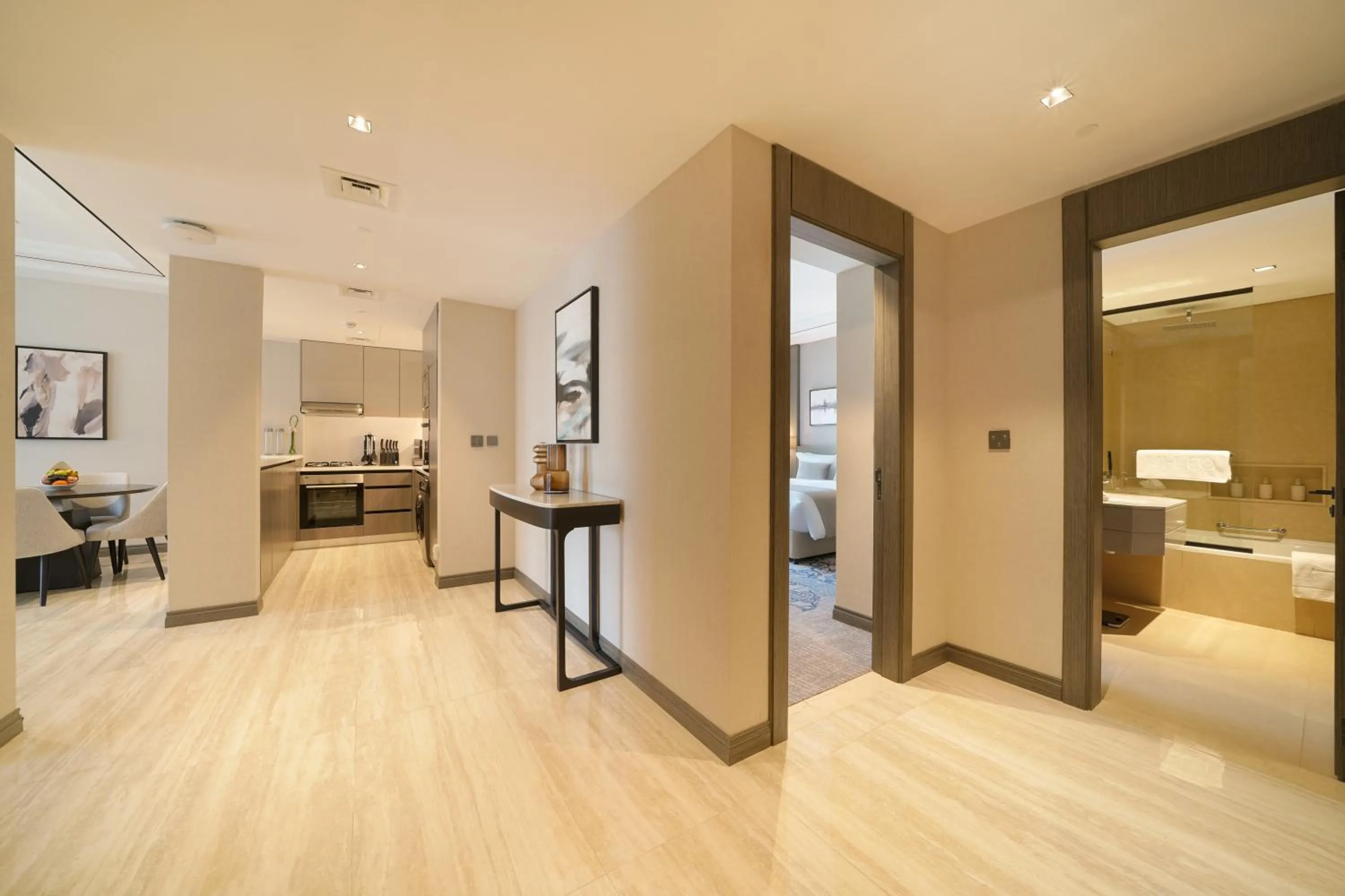 Kitchen or kitchenette in Mileo Hotel The Palm