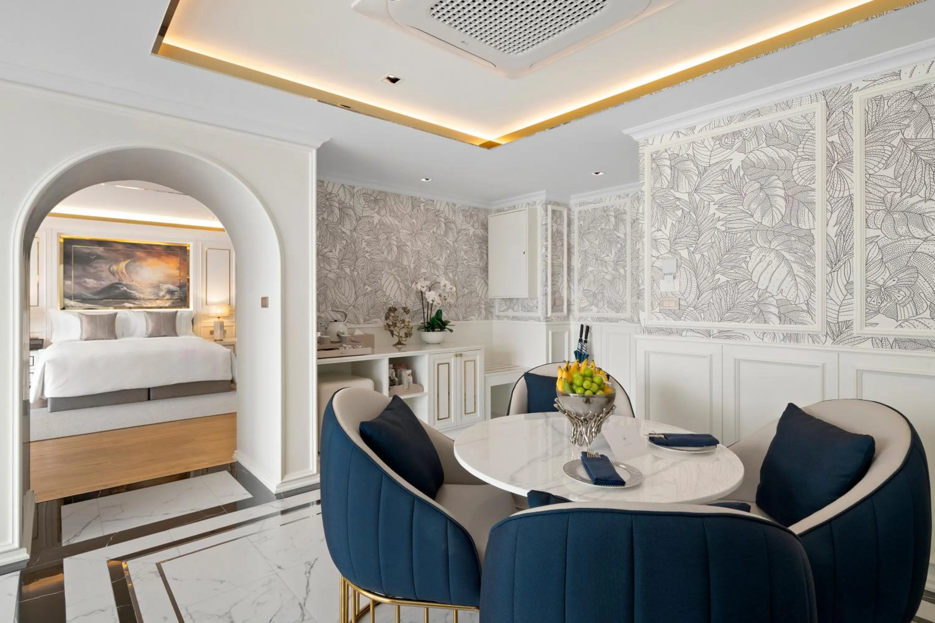 Bed in The Cyan at Patong Hotel