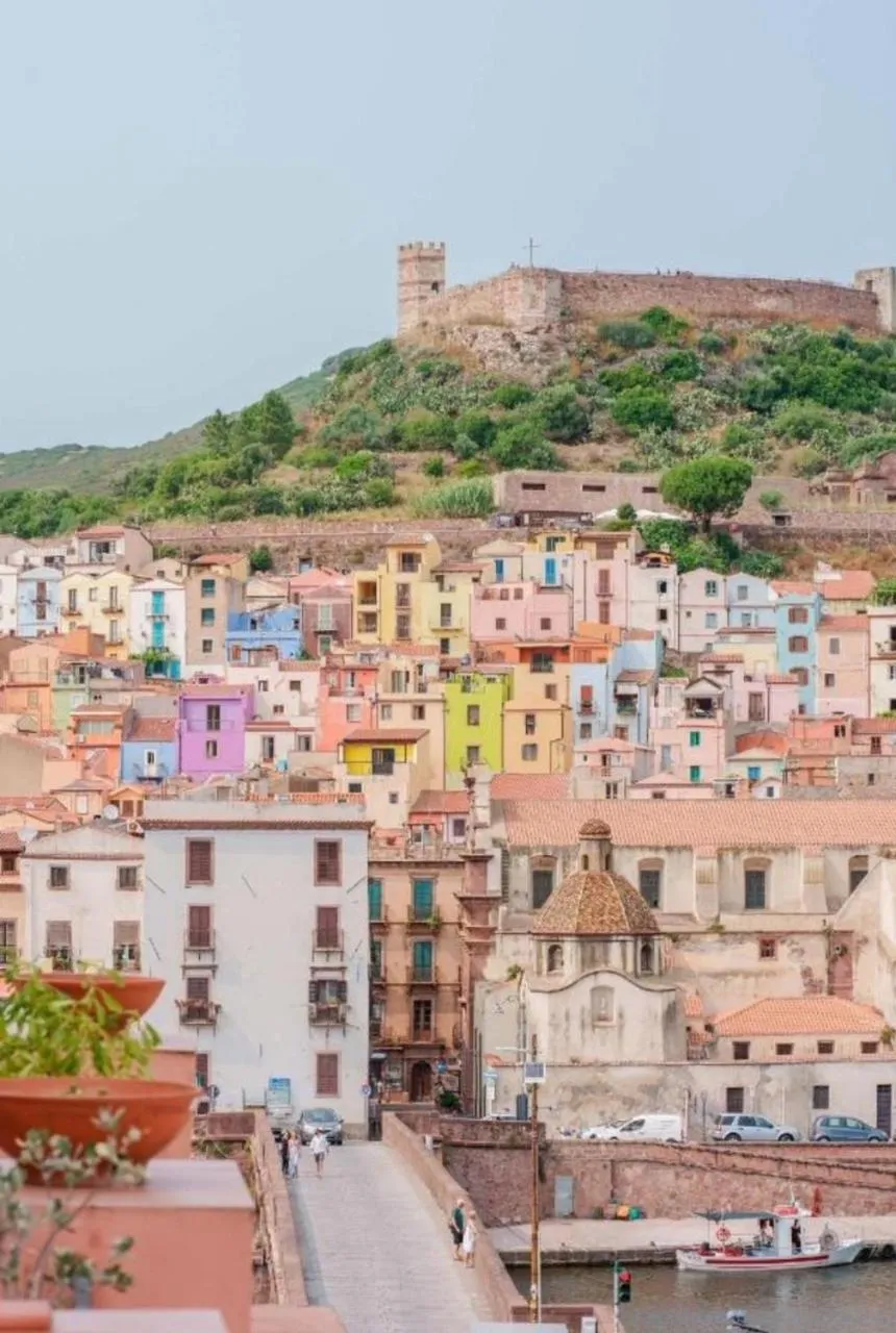 City view in Palazzo Pischedda