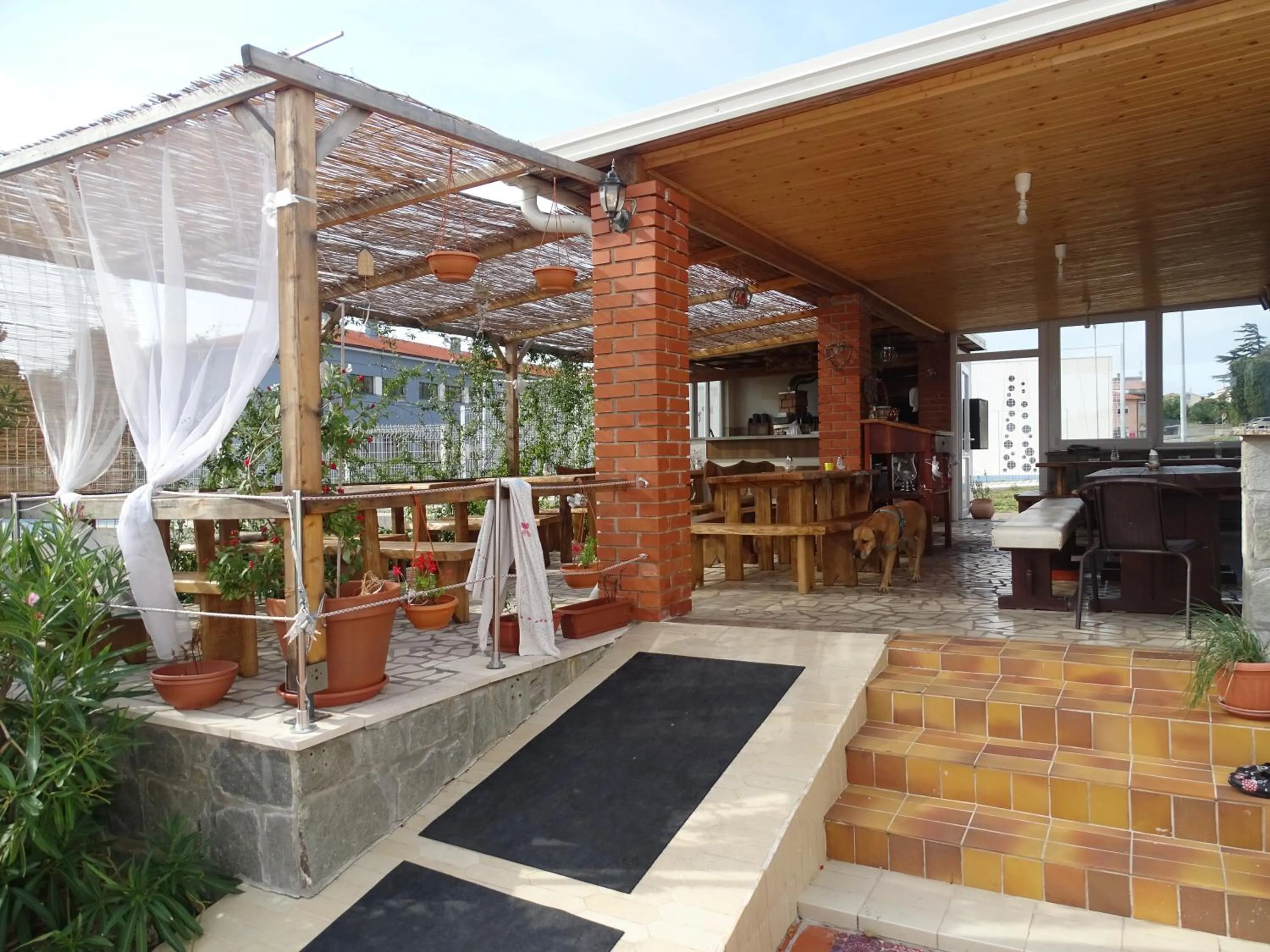 Balcony/Terrace in Accommodation with an experience!!! Hostel Kantun