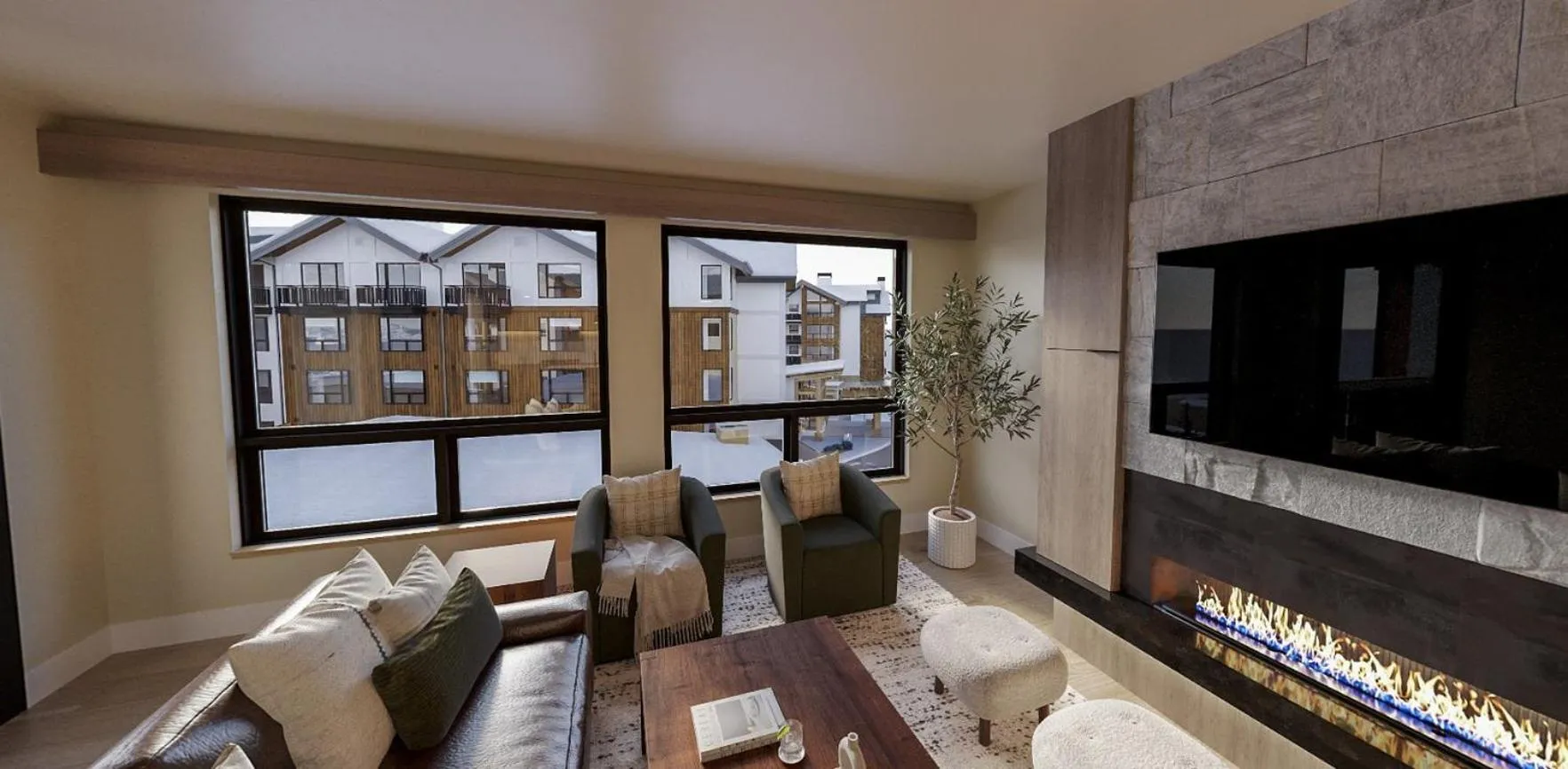 Living room in Kindred Resort, A RockResort