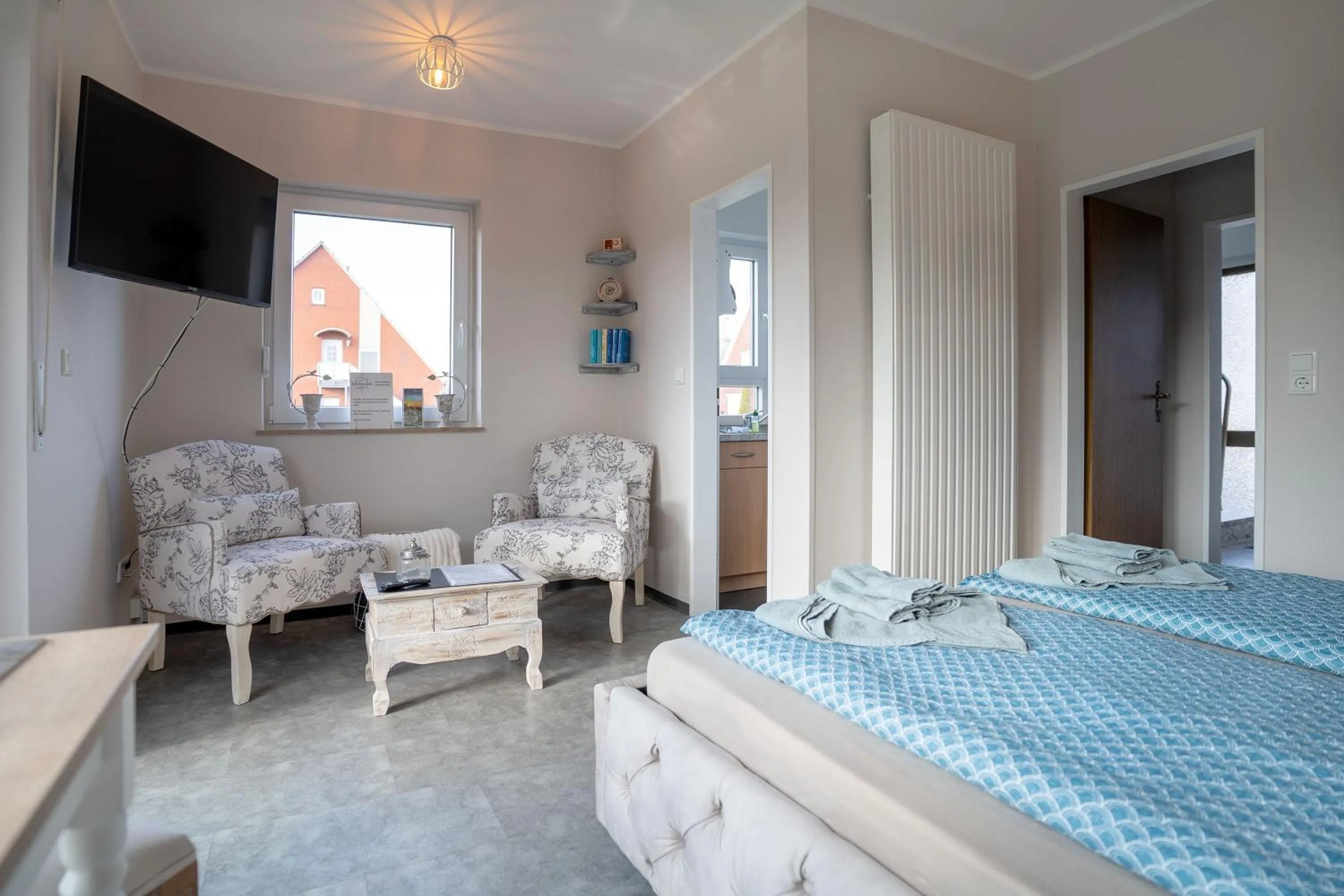 Property building, Bed in Haus Ostfriesland