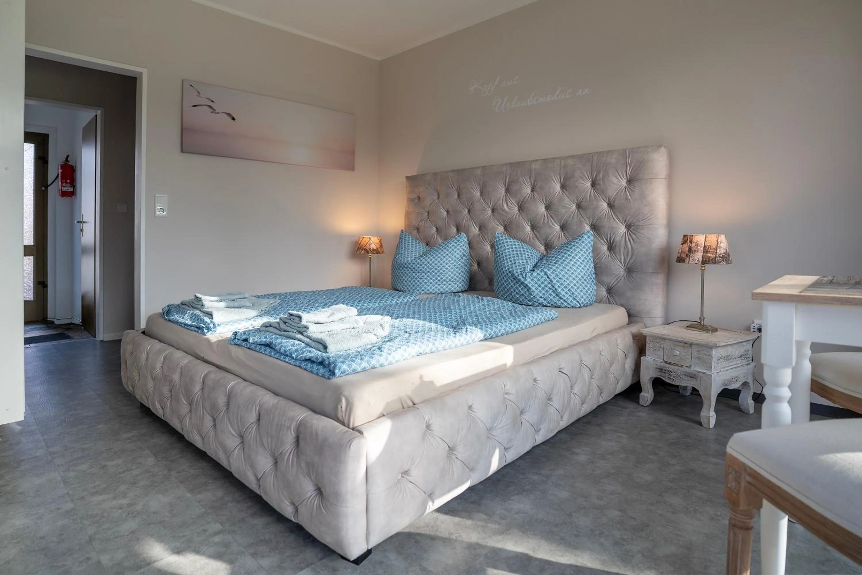 Living room, Bed in Haus Ostfriesland