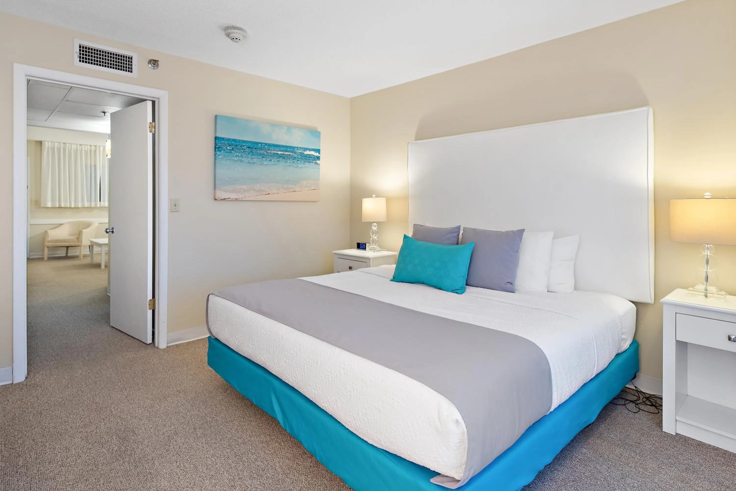 Bed in Brighton Suites Hotel