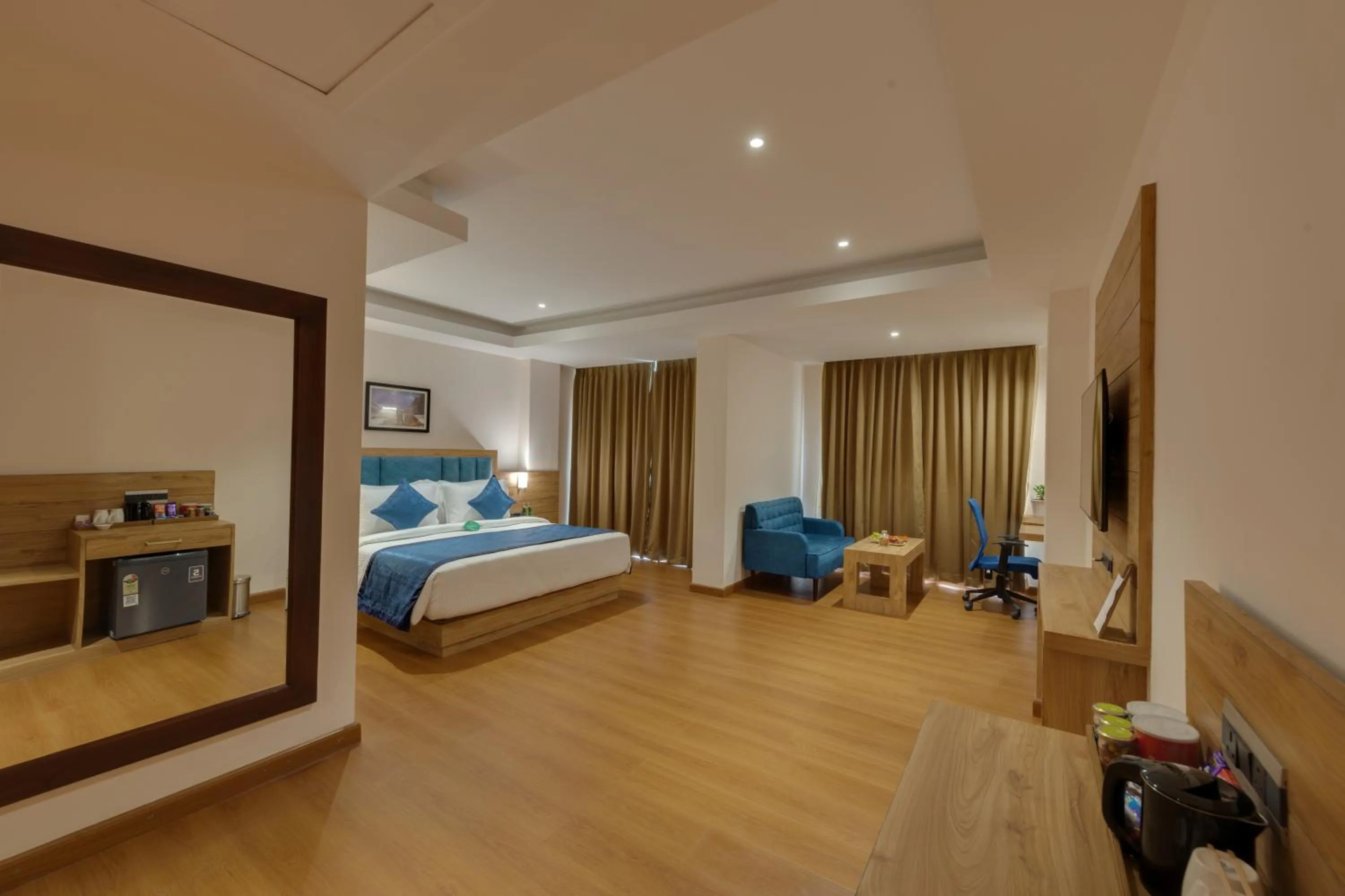 Bed in Clarion Hotel De Renees Gangtok
