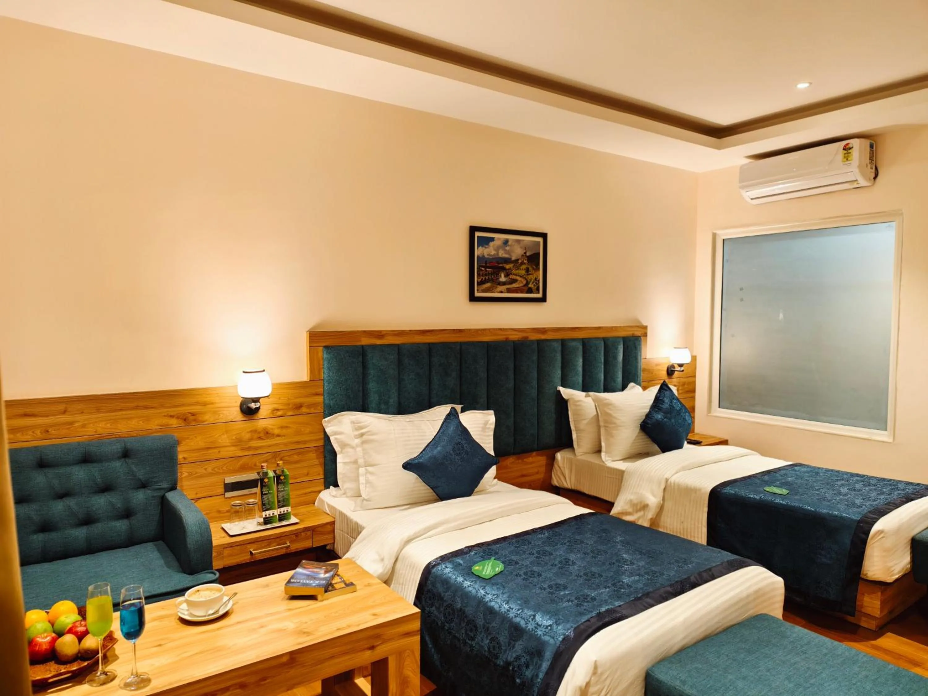 Bed in Clarion Hotel De Renees Gangtok