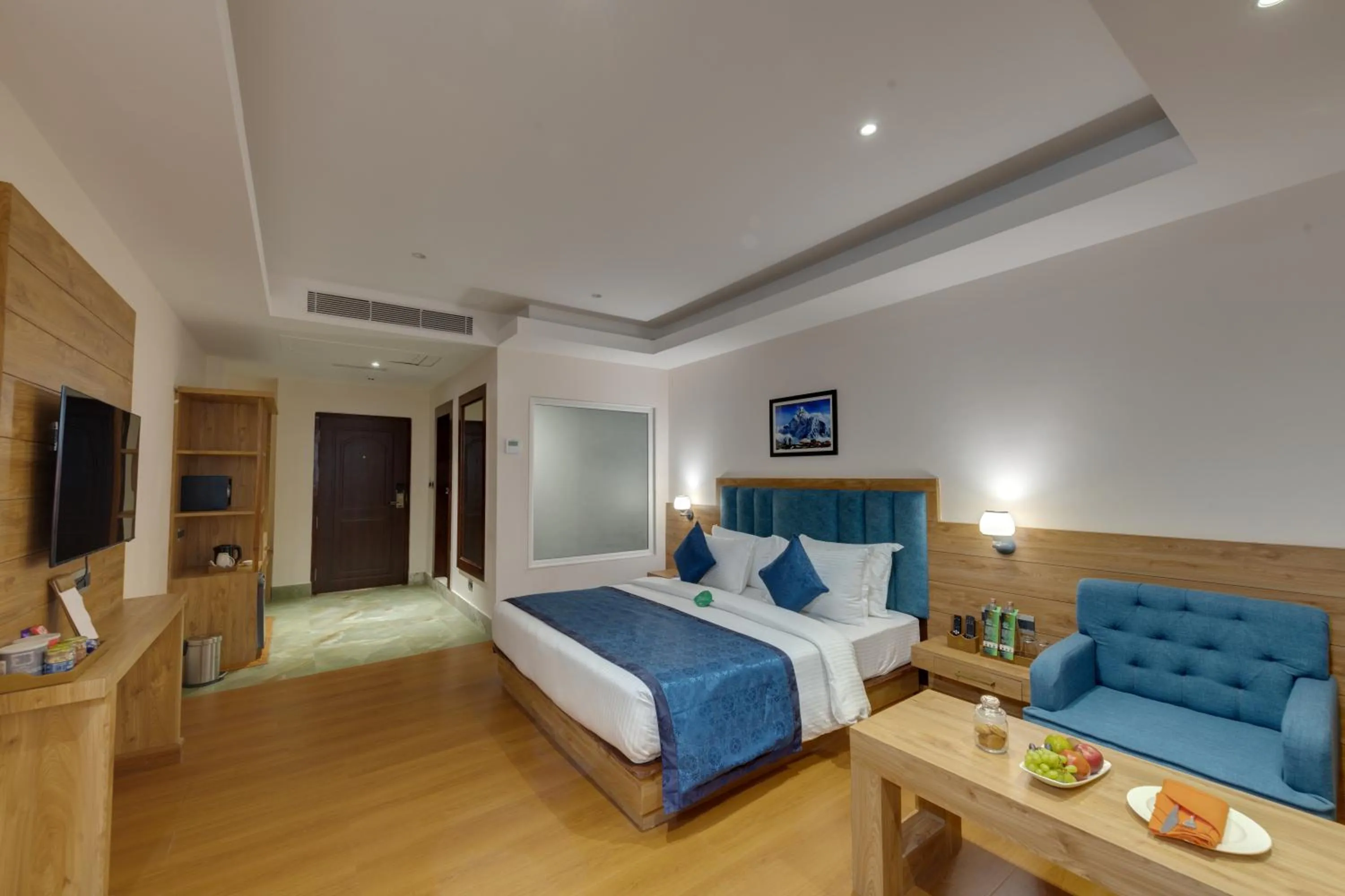 Bed in Clarion Hotel De Renees Gangtok