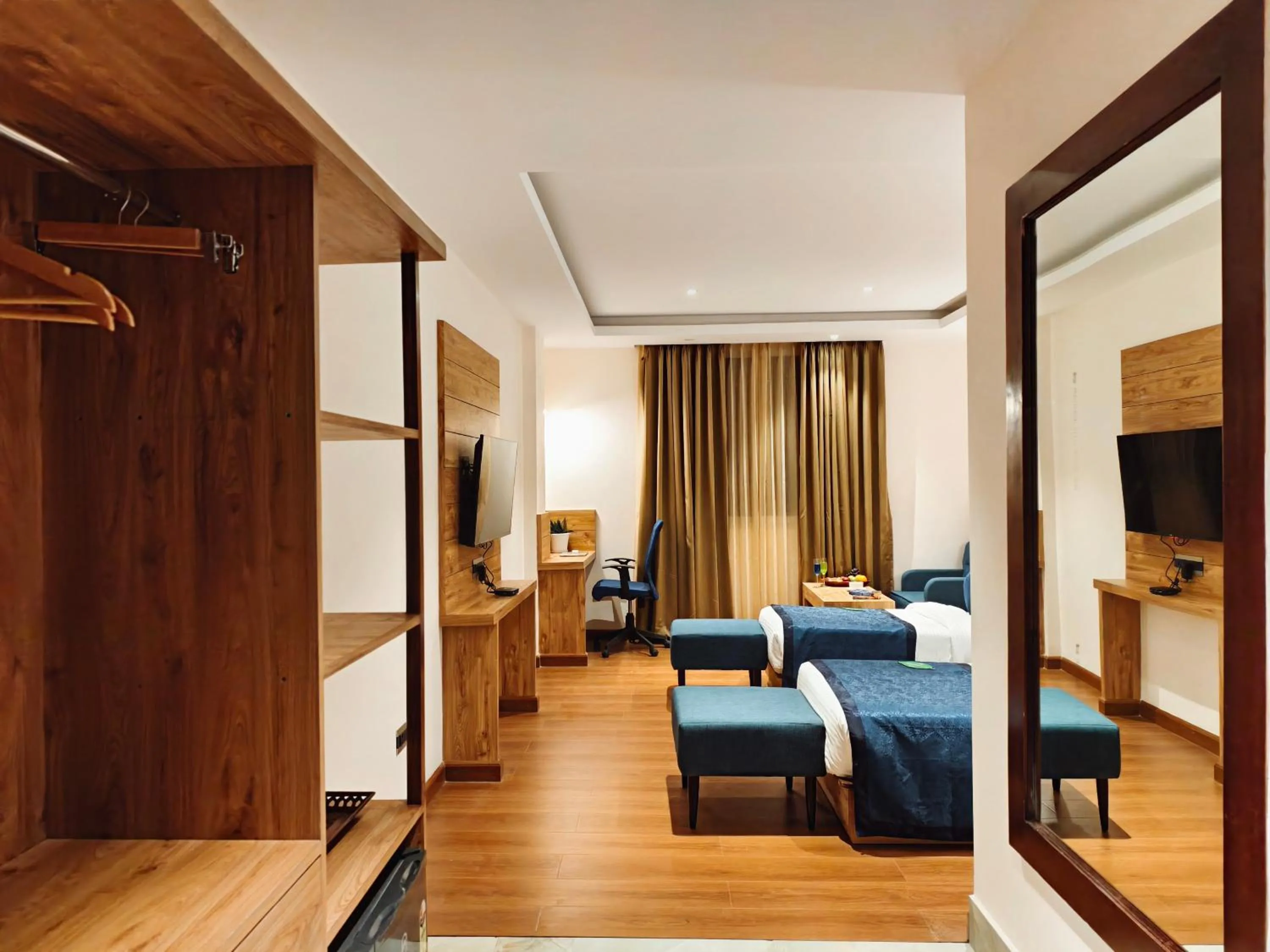 Bed in Clarion Hotel De Renees Gangtok