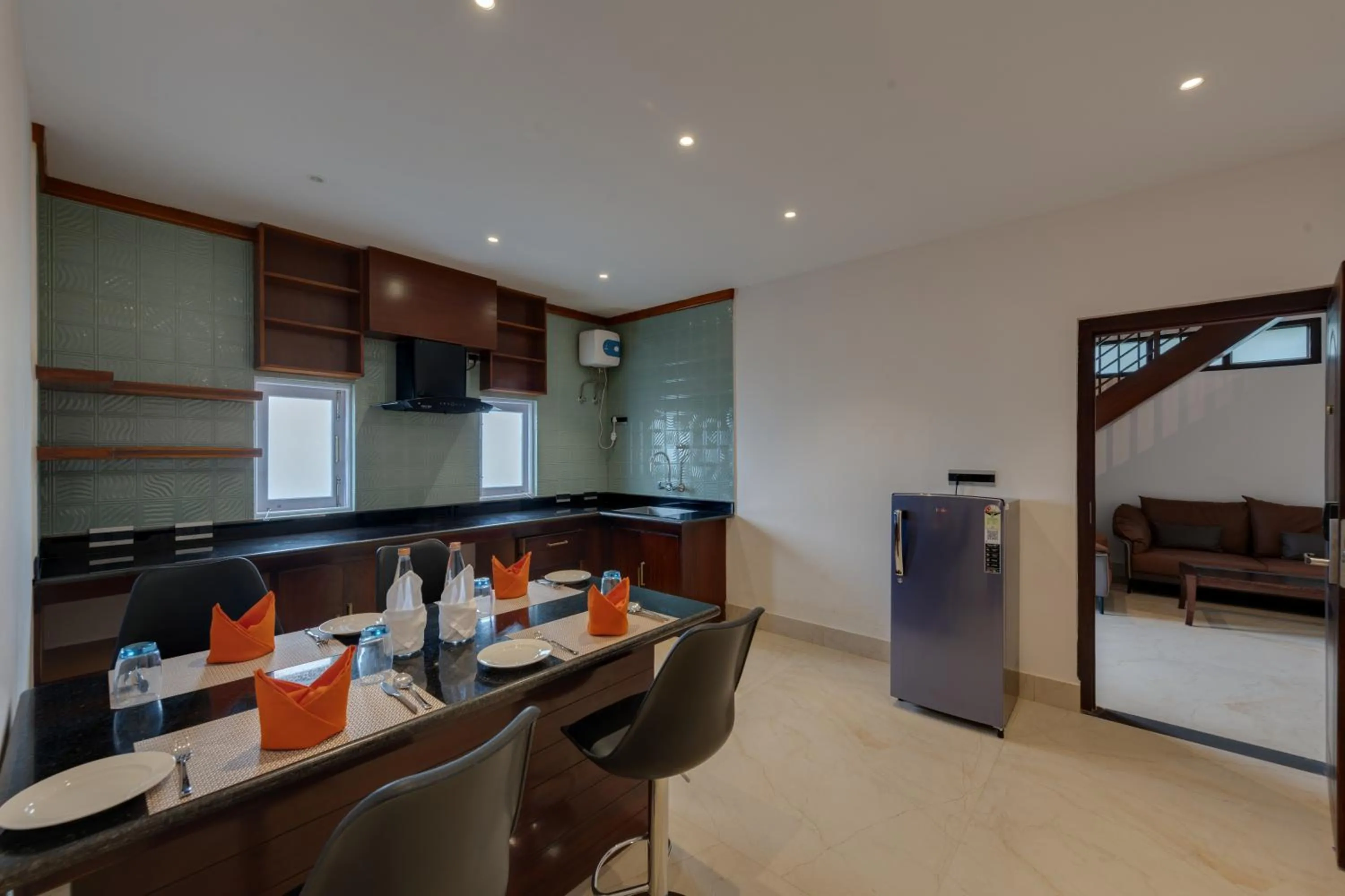Kitchen or kitchenette in Clarion Hotel De Renees Gangtok