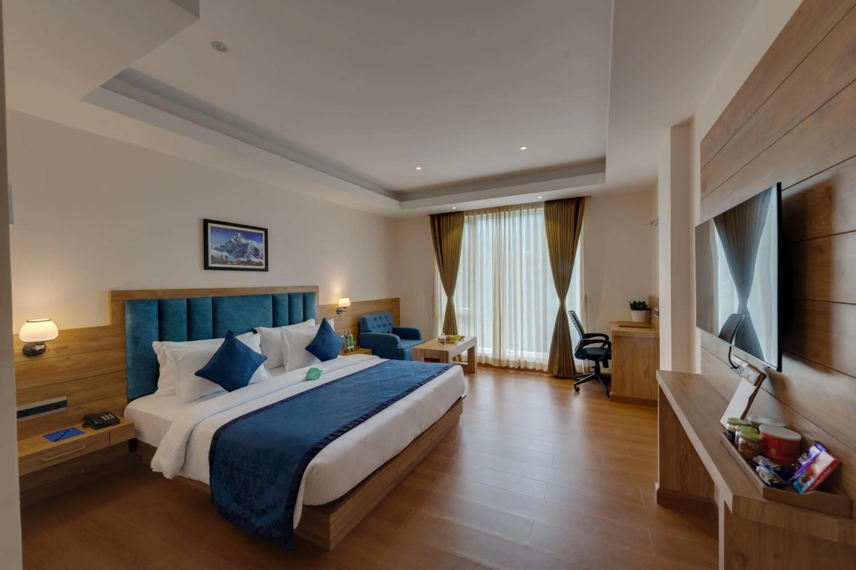 Bed in Clarion Hotel De Renees Gangtok