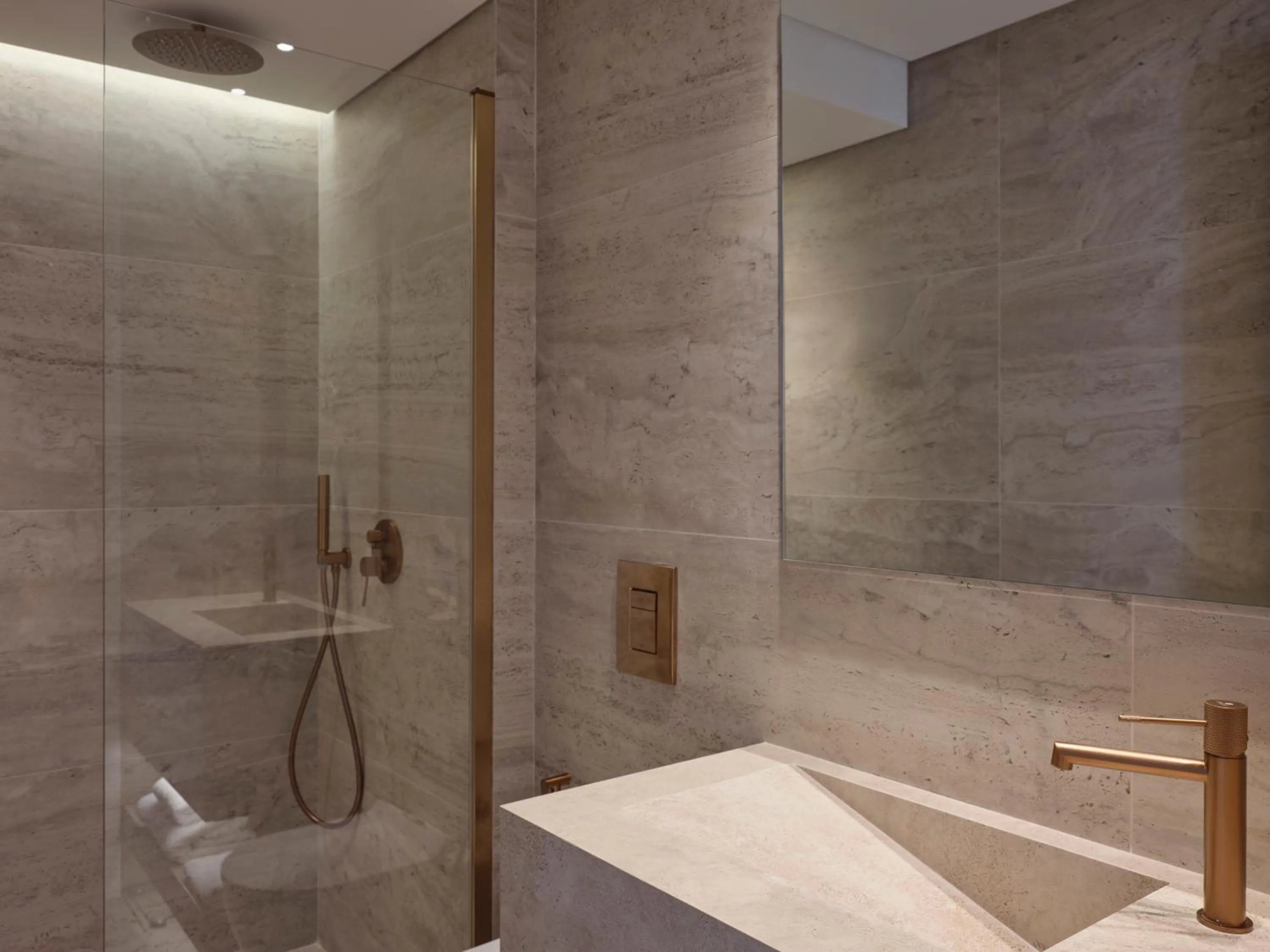 Shower in Nur City Suites