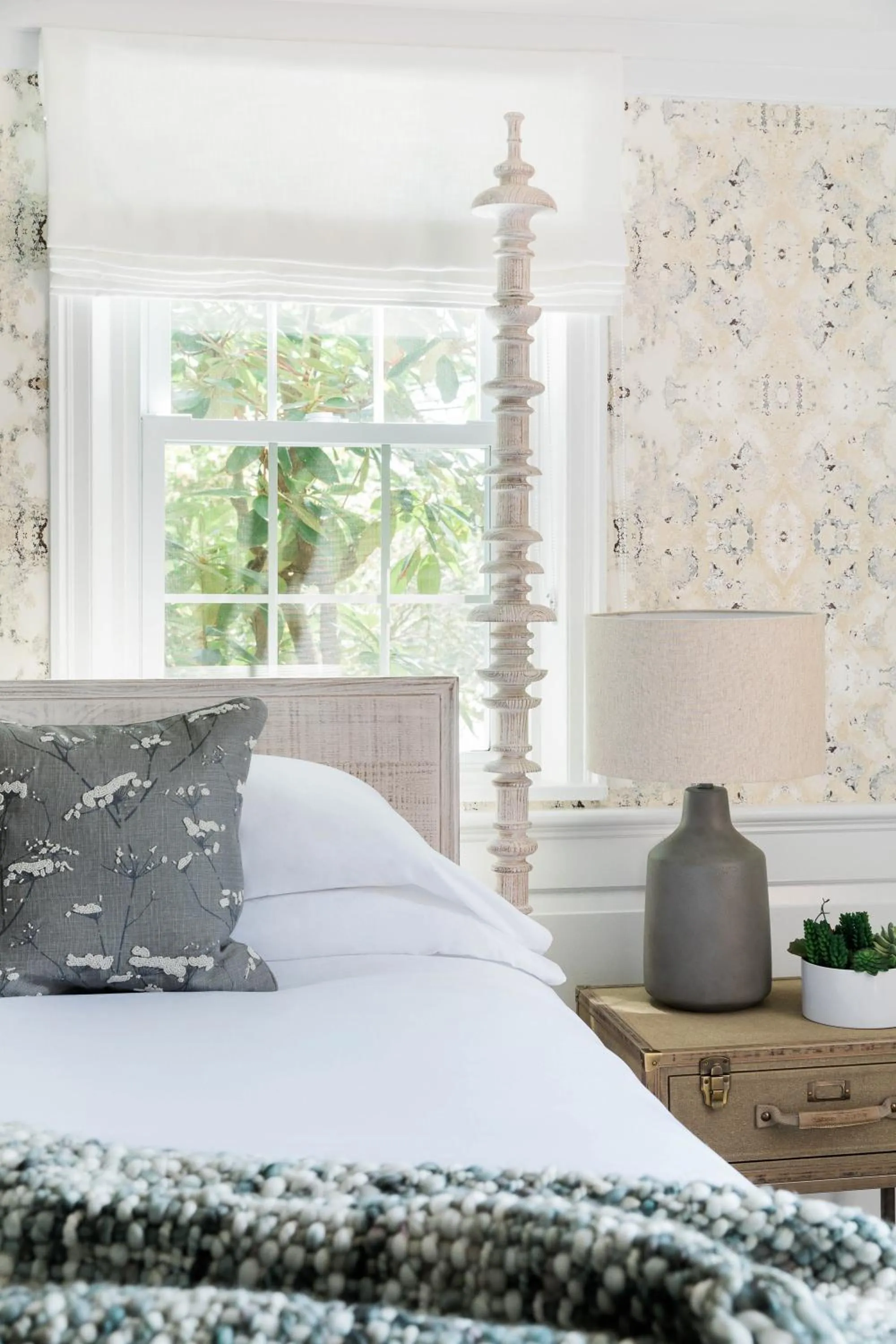 Decorative detail, Bed in The Coonamessett