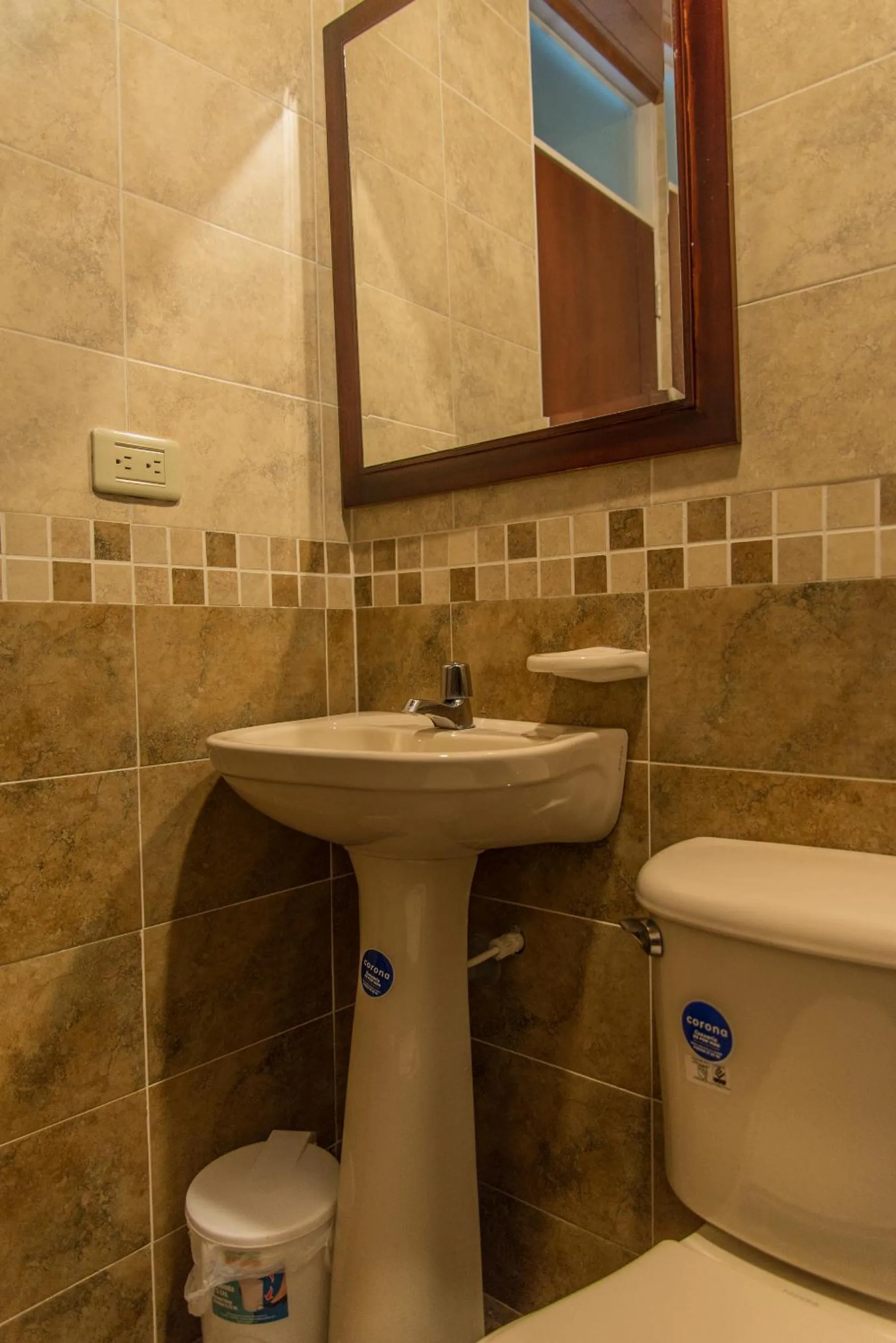 Bathroom in Hotel La Libertad