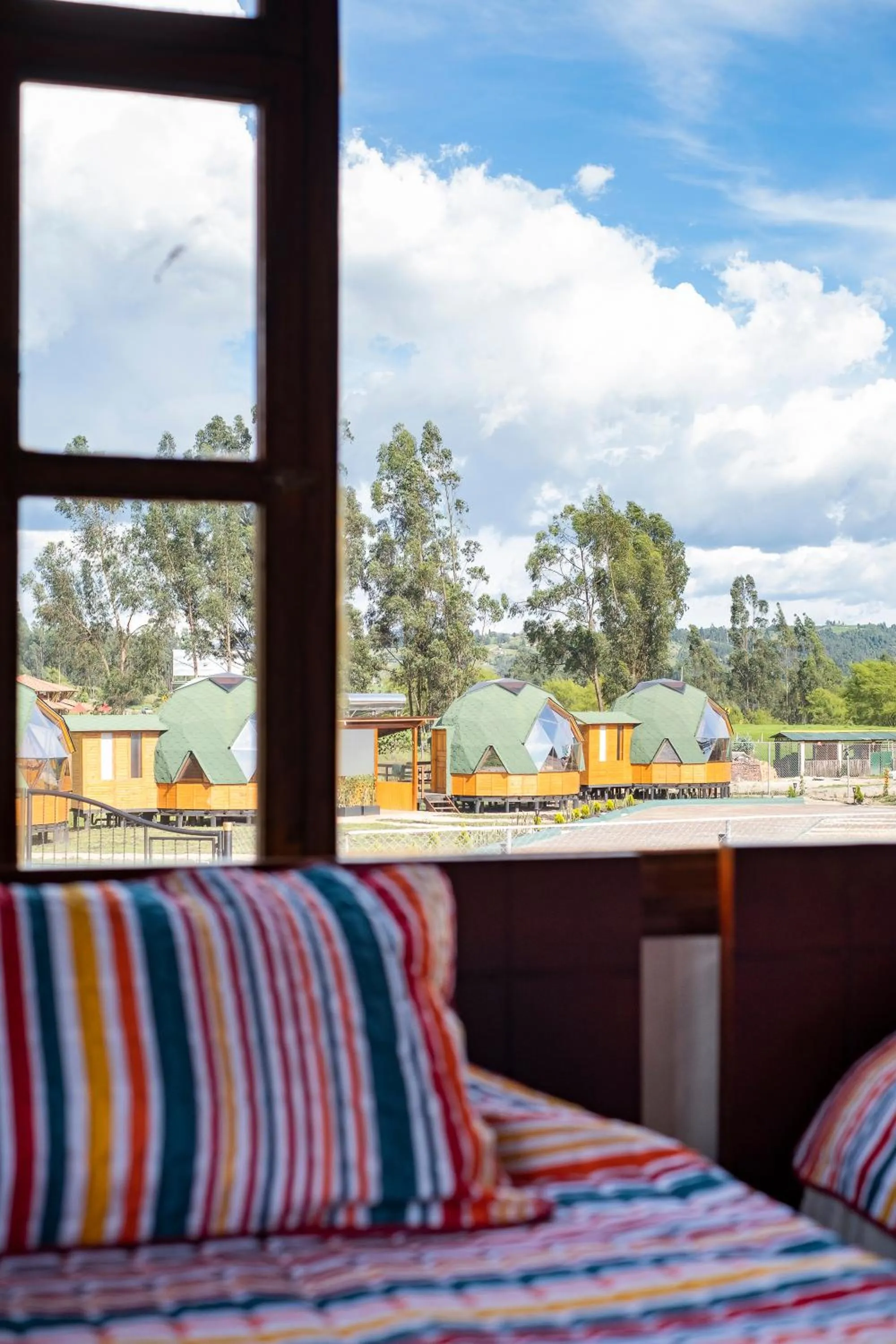 Balcony/Terrace, Bed in Hotel La Libertad