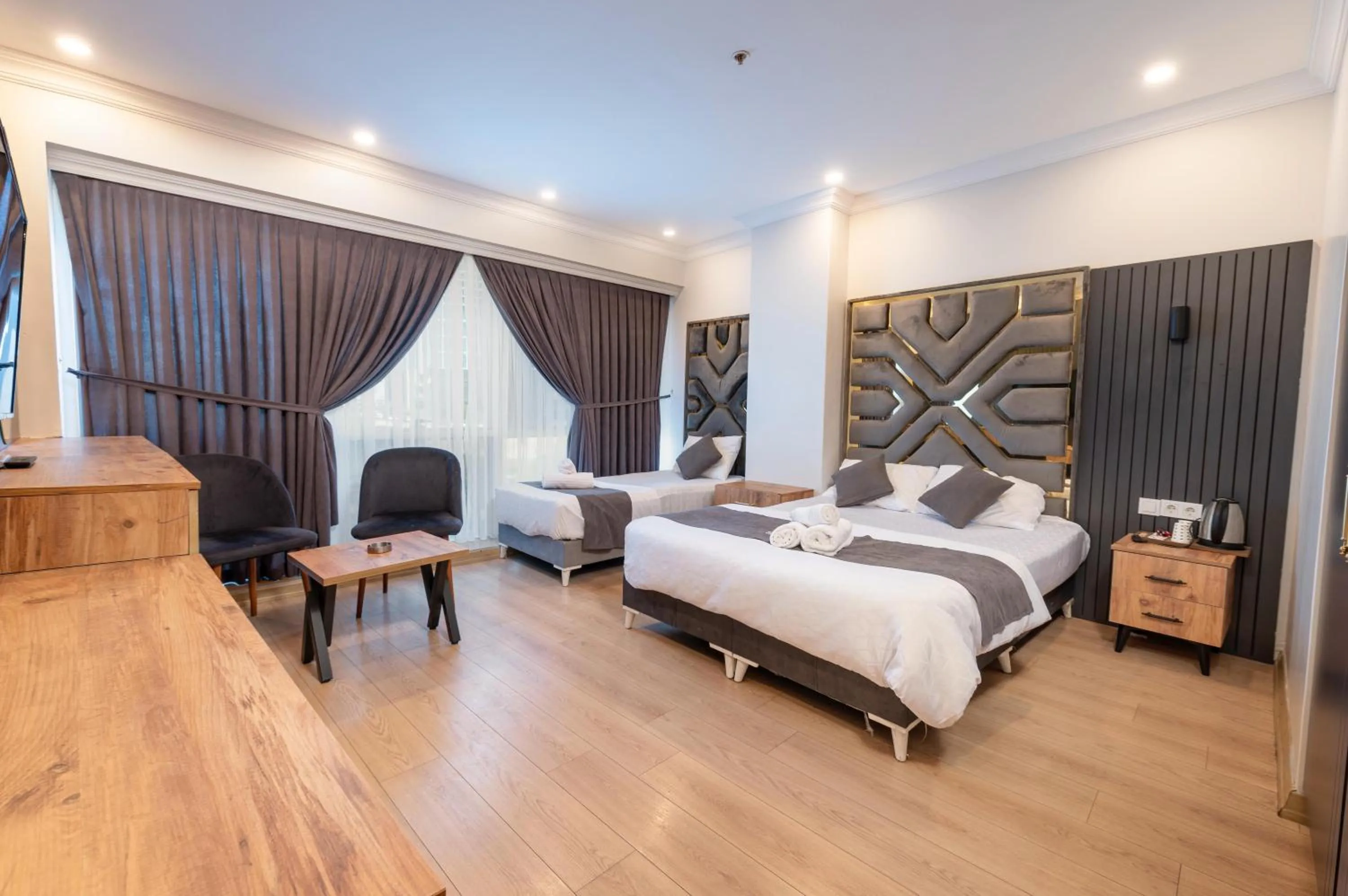 Bed in Highway 34 Hotel