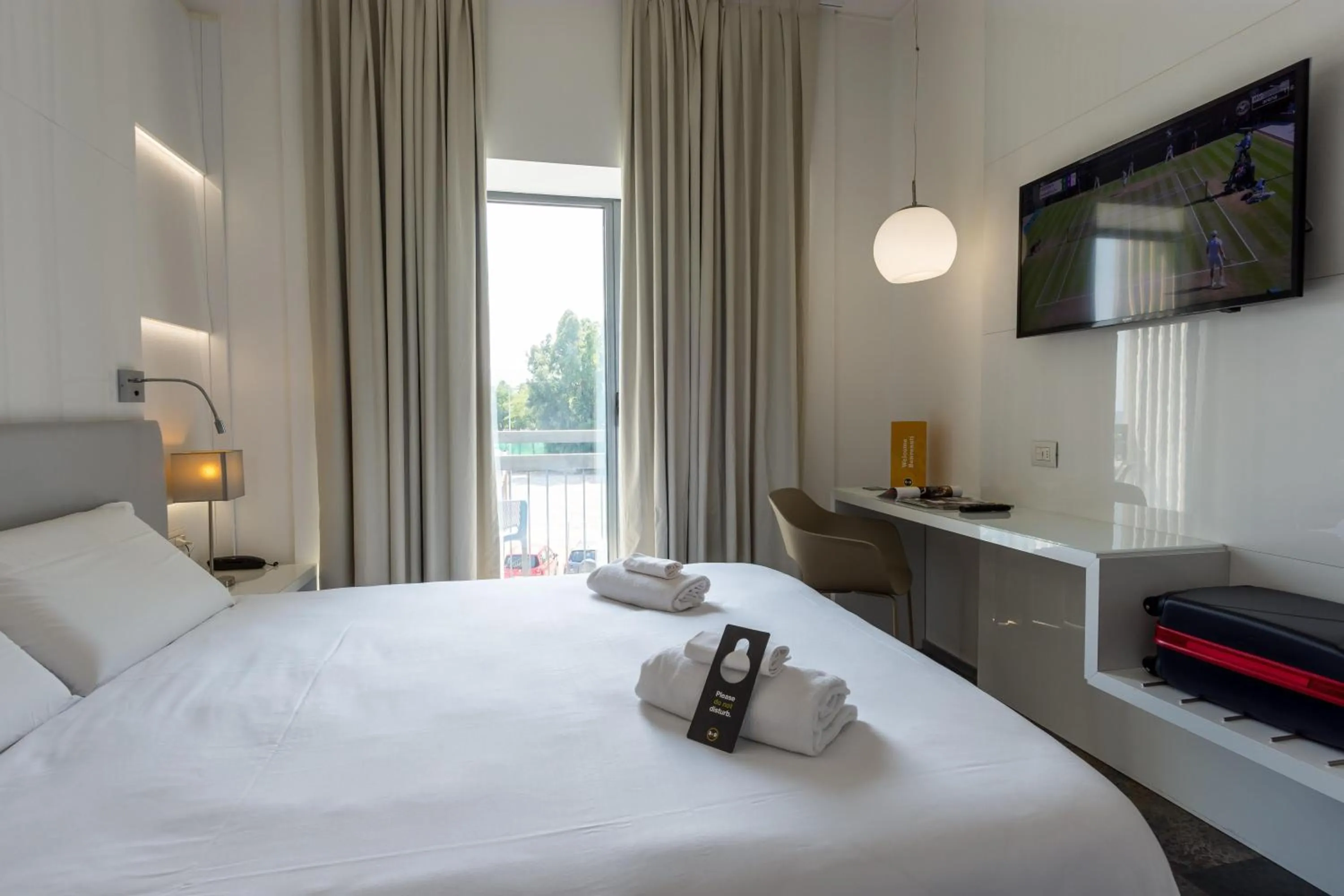 Photo of the whole room, Bed in B&B Hotel Savona