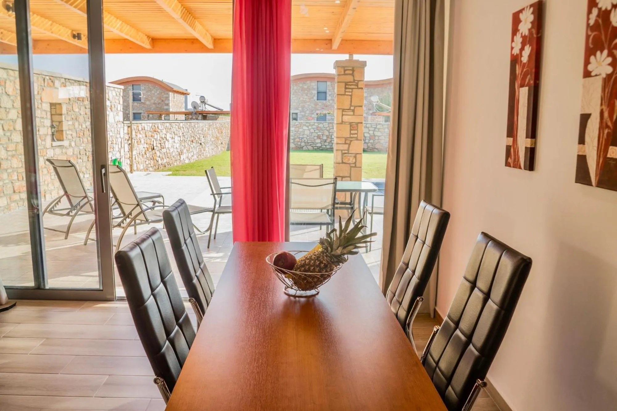 Seating area in Estrella Villas