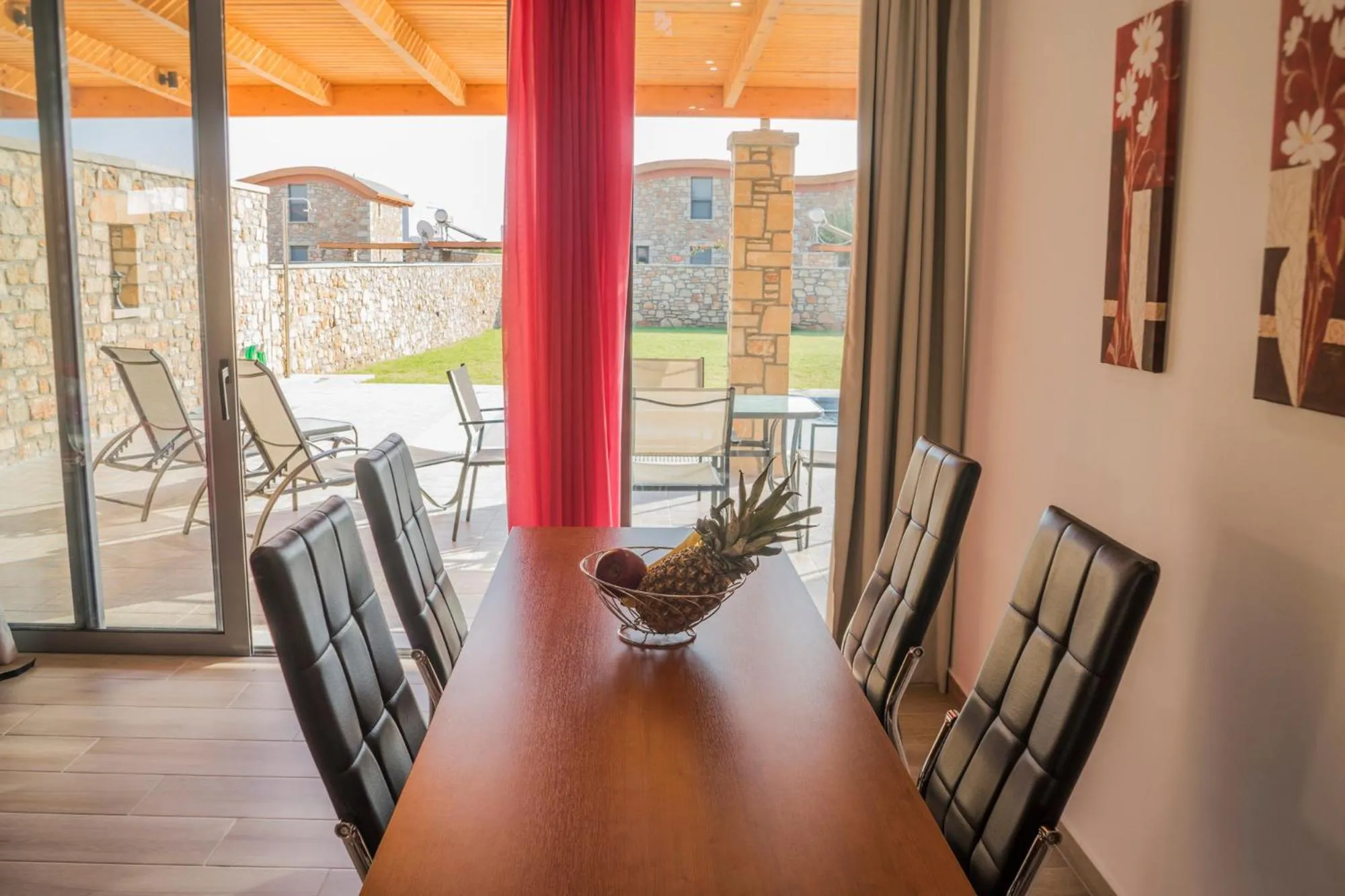 Seating area in Estrella Villas