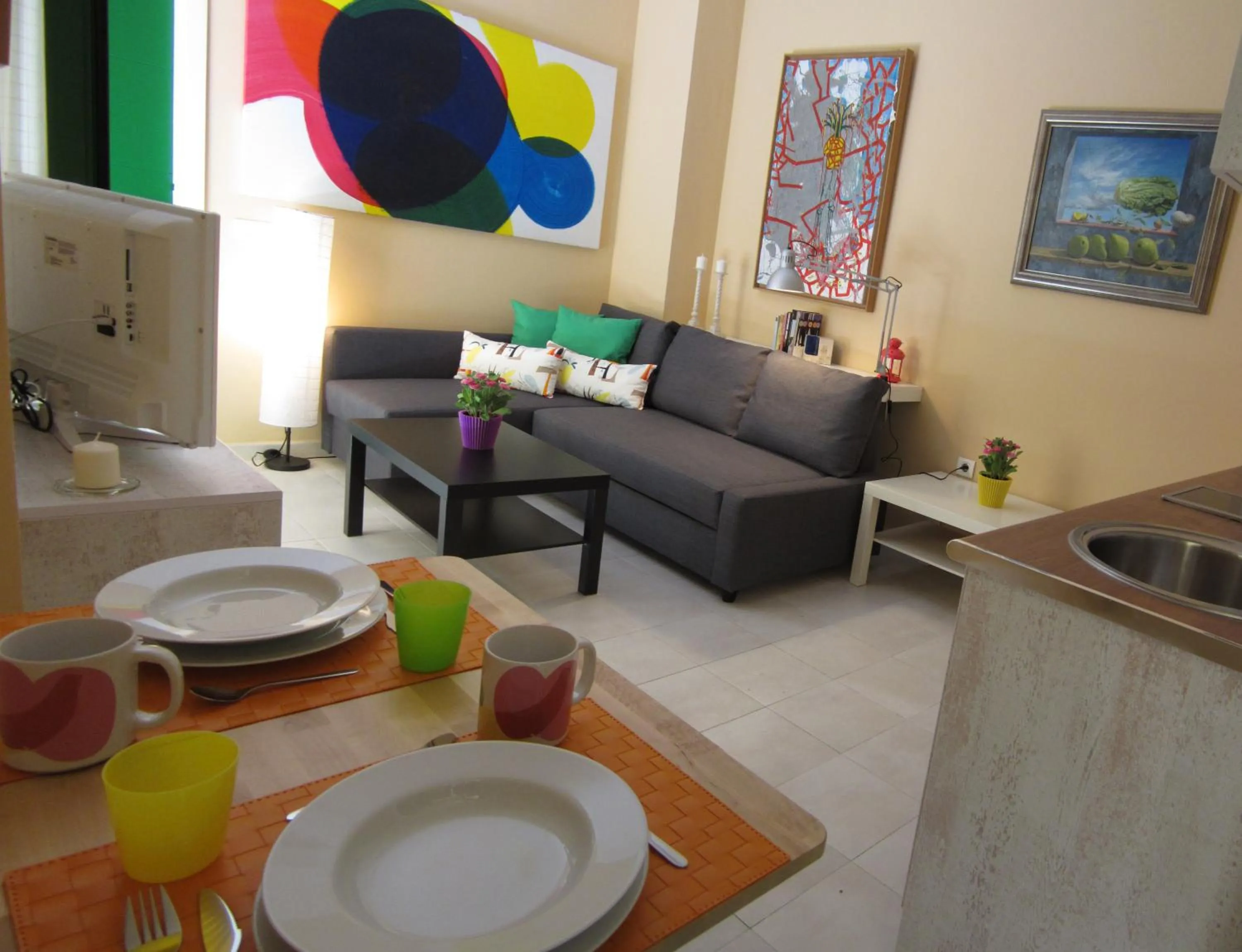 Living room in Livemalaga San Juan