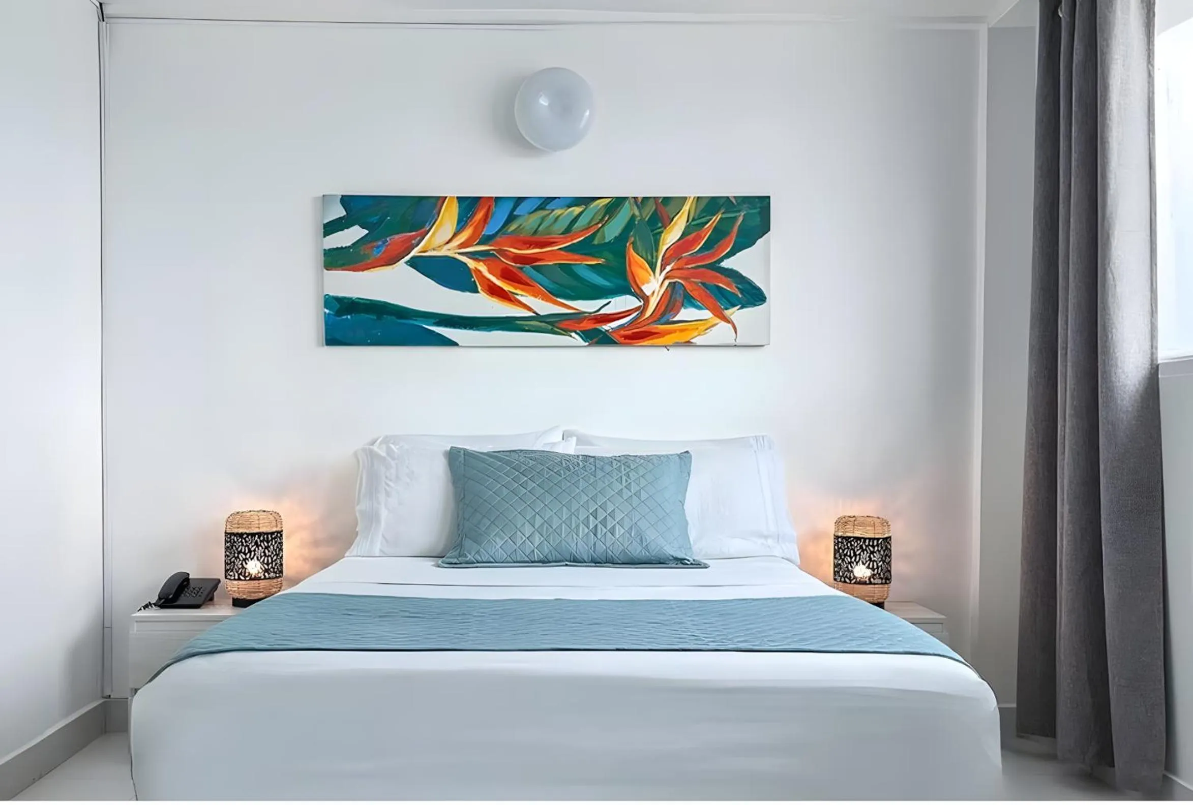 Bedroom, Bed in Hotel Verde Mar