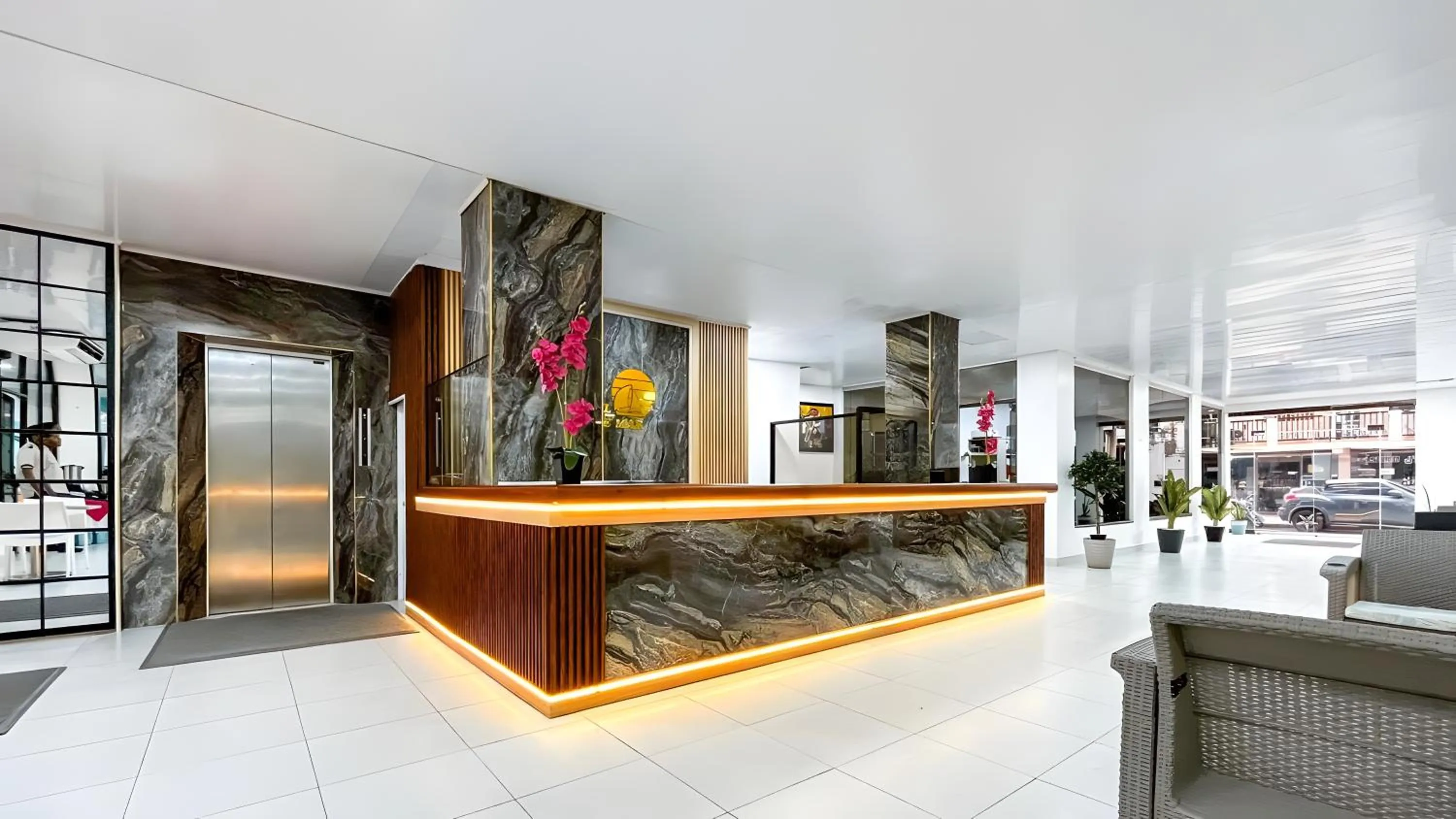 Lobby or reception in Hotel Verde Mar