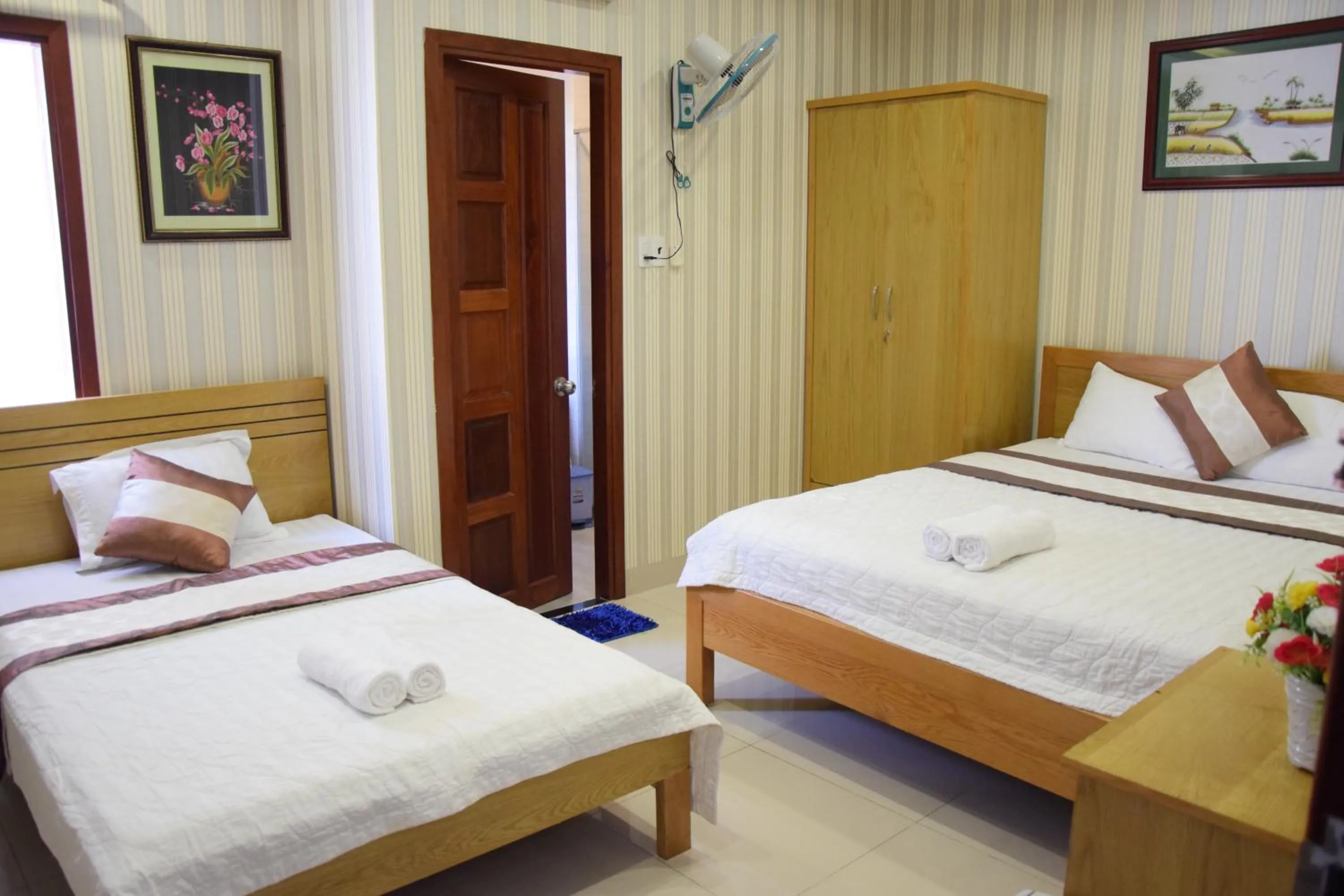 Bed in Thanh Xuan Hotel