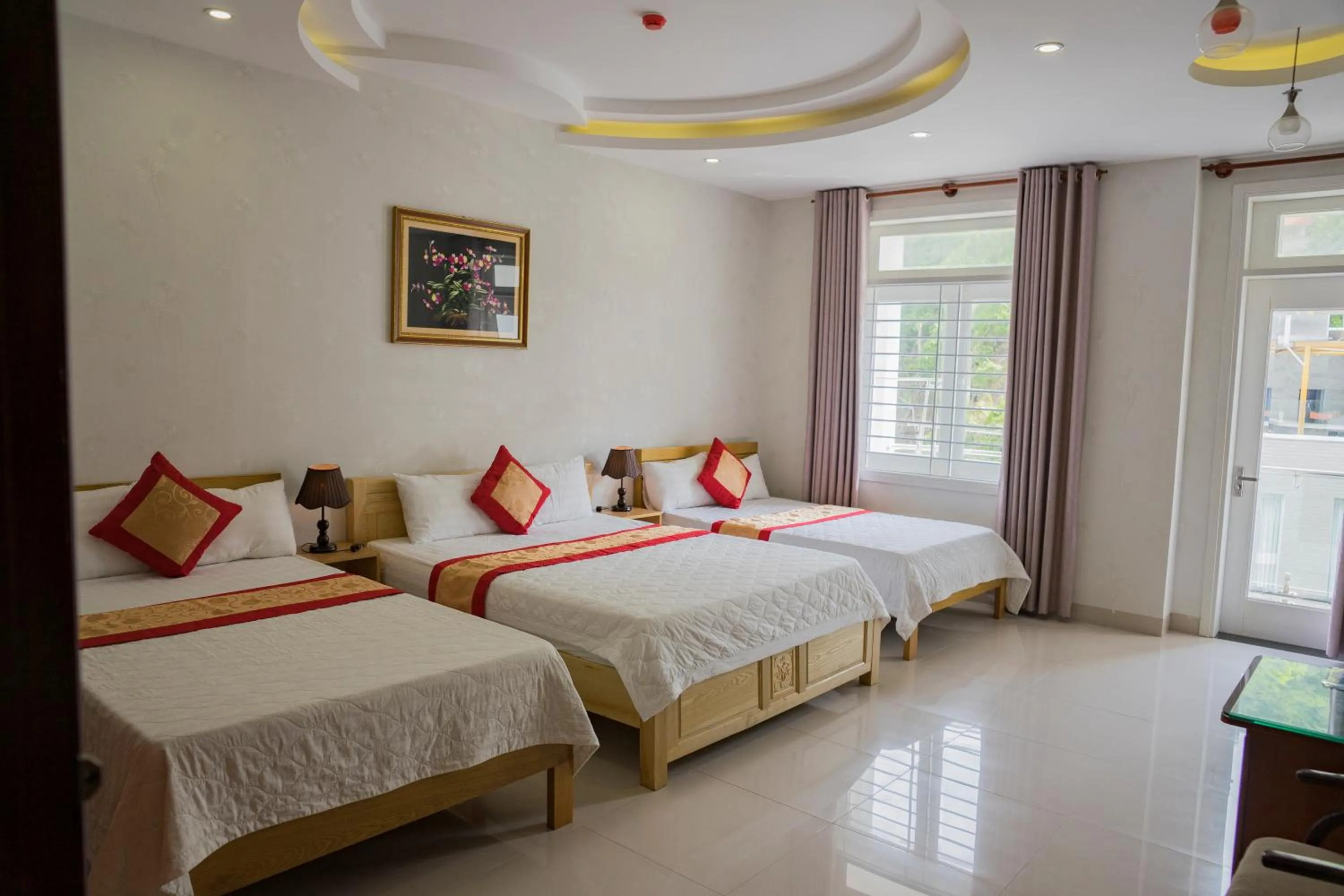 Bed in Thanh Xuan Hotel