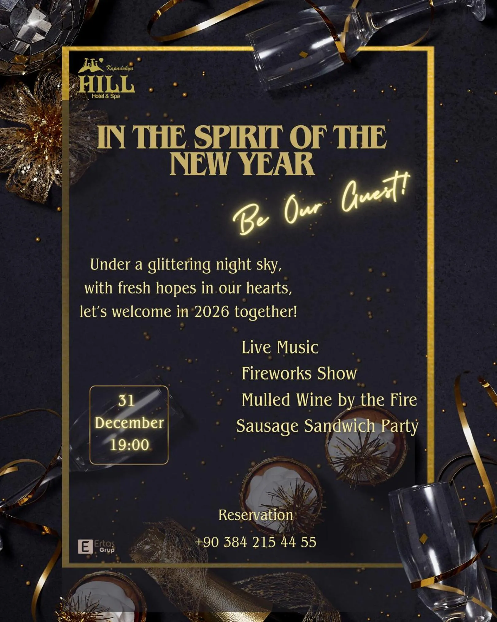 Restaurant/places to eat in Kapadokya Hill Hotel & Spa (12+)