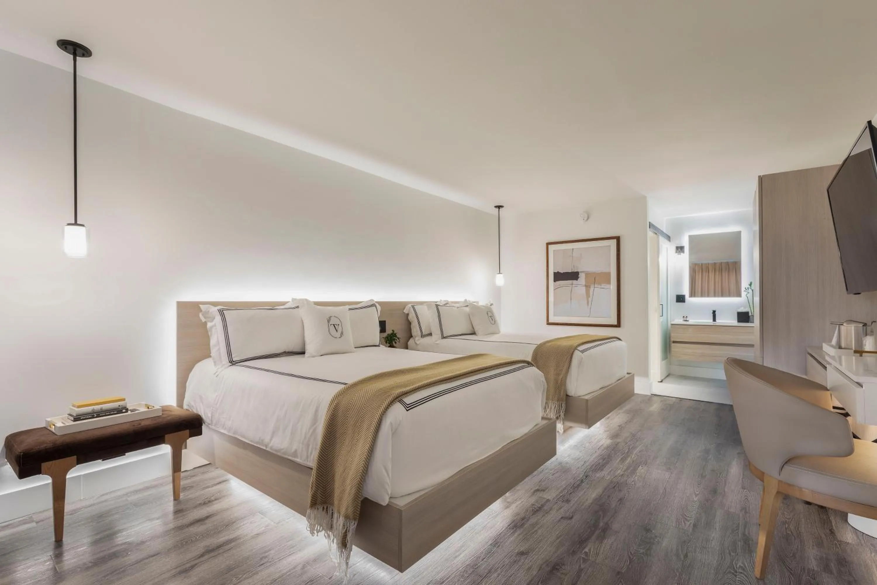 Bed in The Vietta Hotel