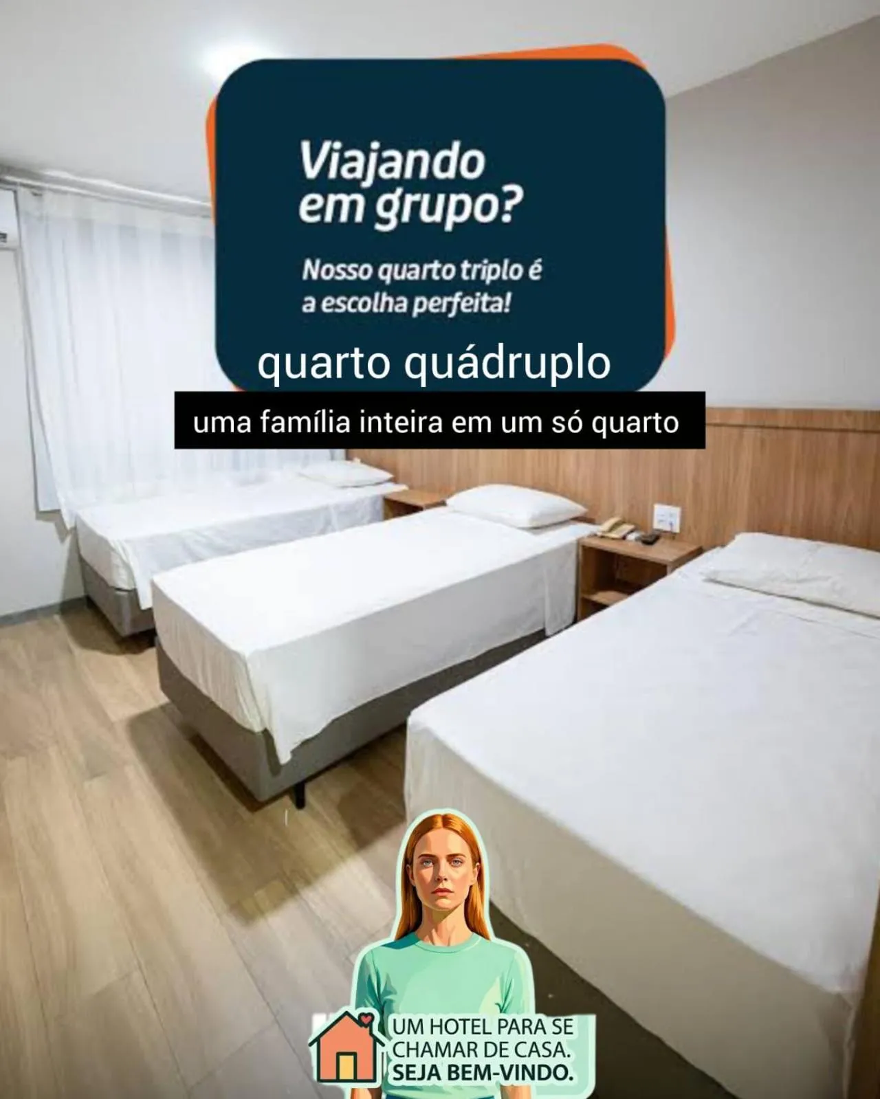 Bed in Gutemberg Palace Hotel