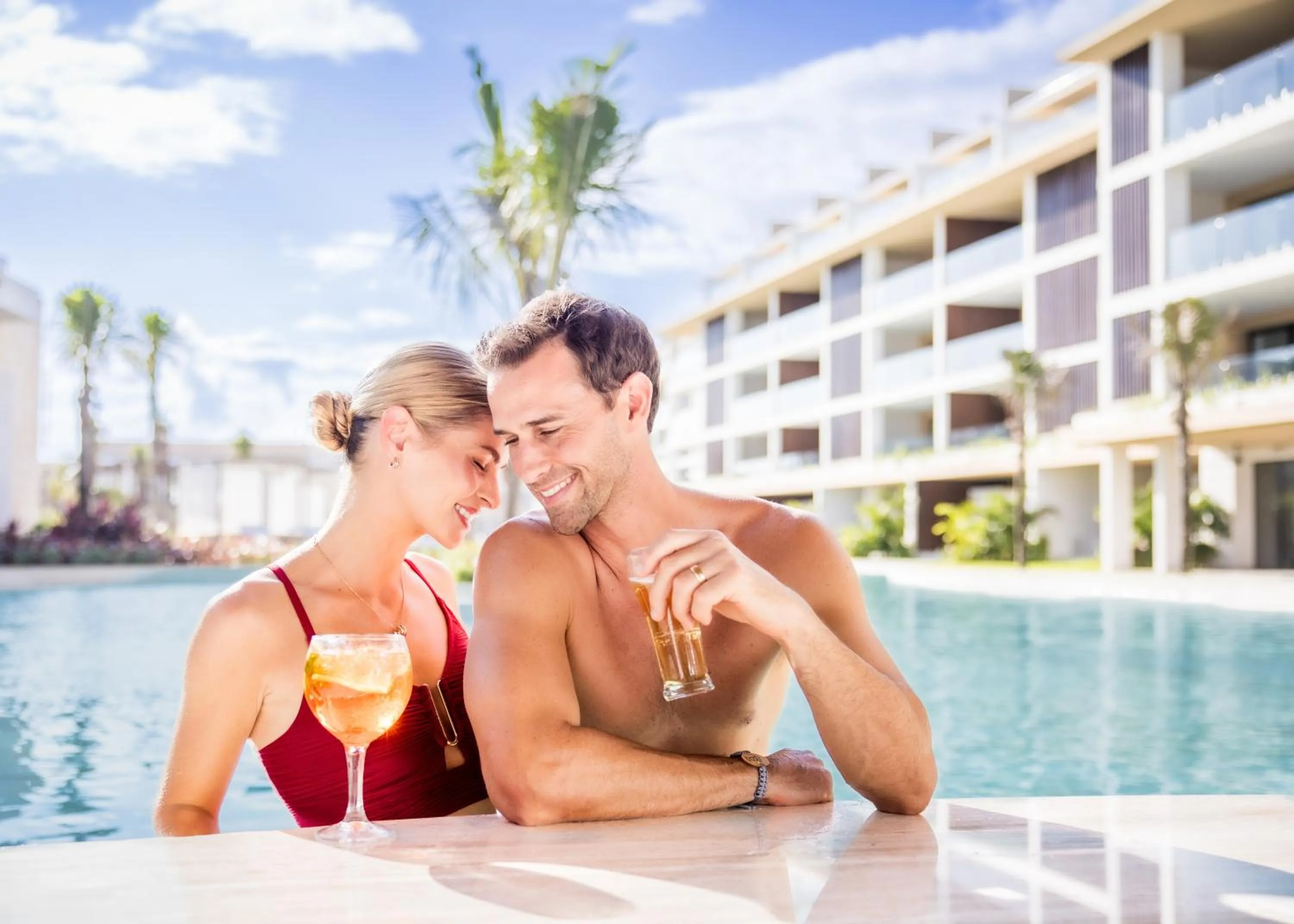 Swimming pool in Majestic Mirage Costa Mujeres, All Suite Resort - All Inclusive