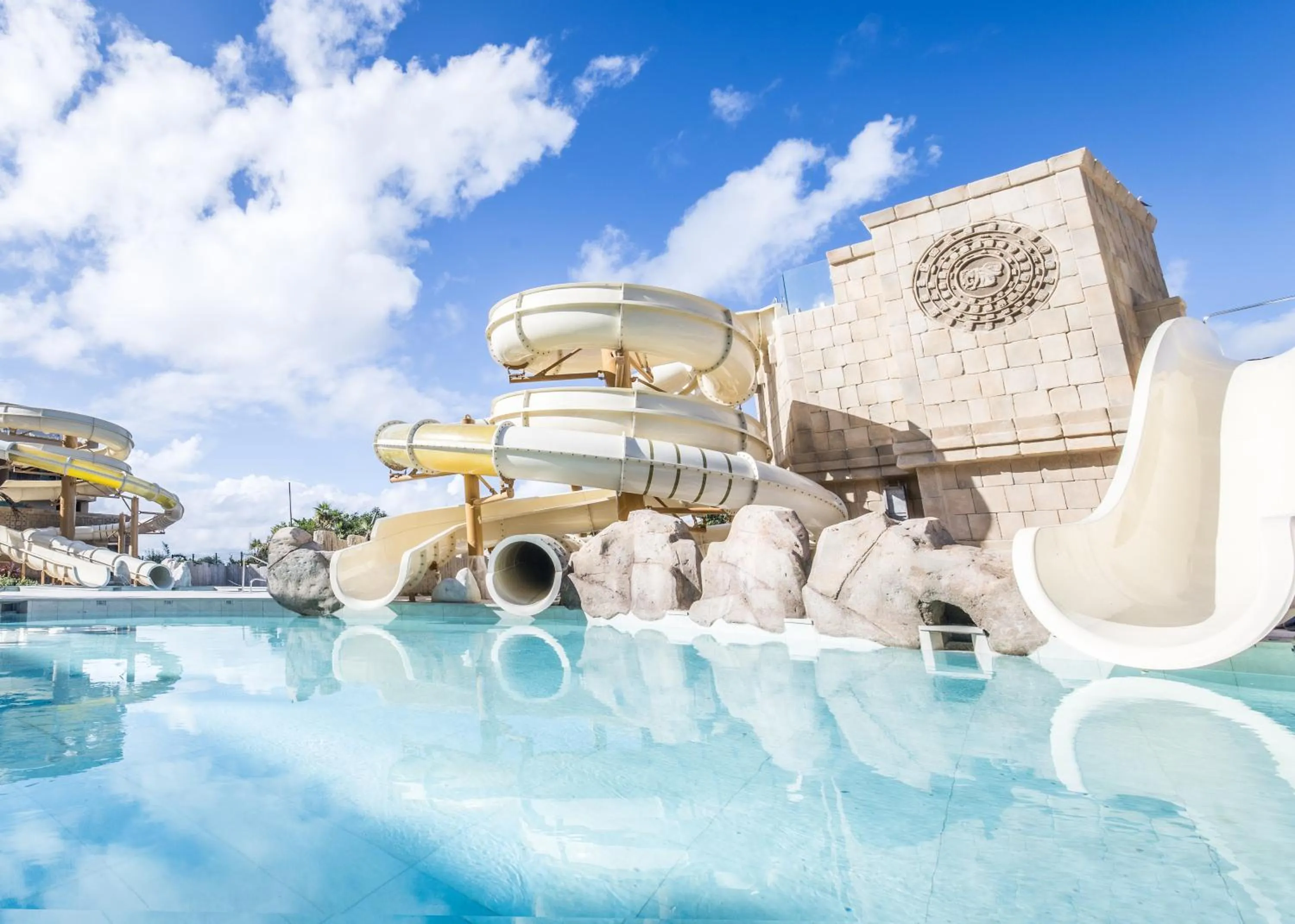 Aqua park in Majestic Mirage Costa Mujeres, All Suite Resort - All Inclusive