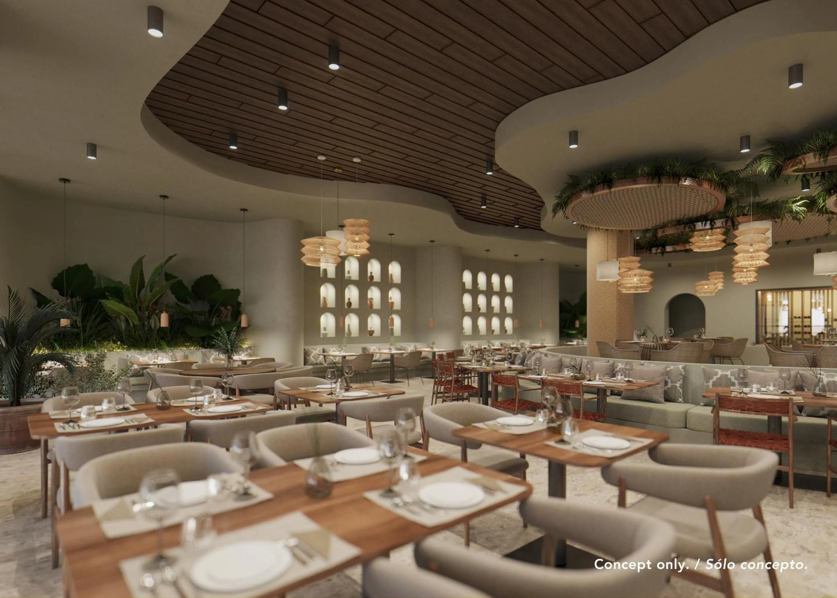 Restaurant/places to eat in Majestic Mirage Costa Mujeres, All Suite Resort - All Inclusive