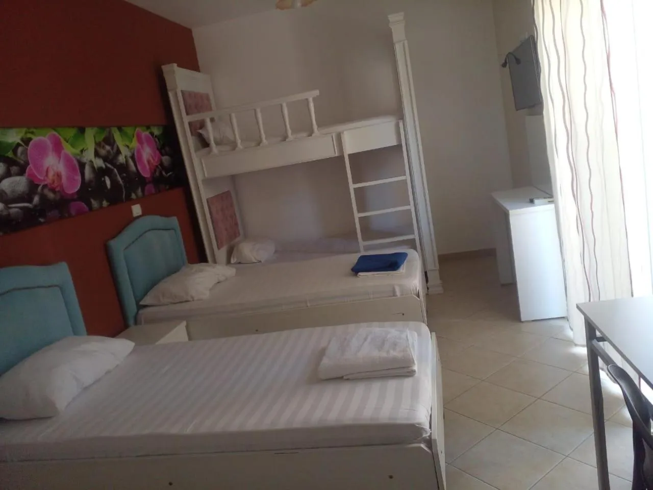 Bed in Ideal ApartHotel Saranda