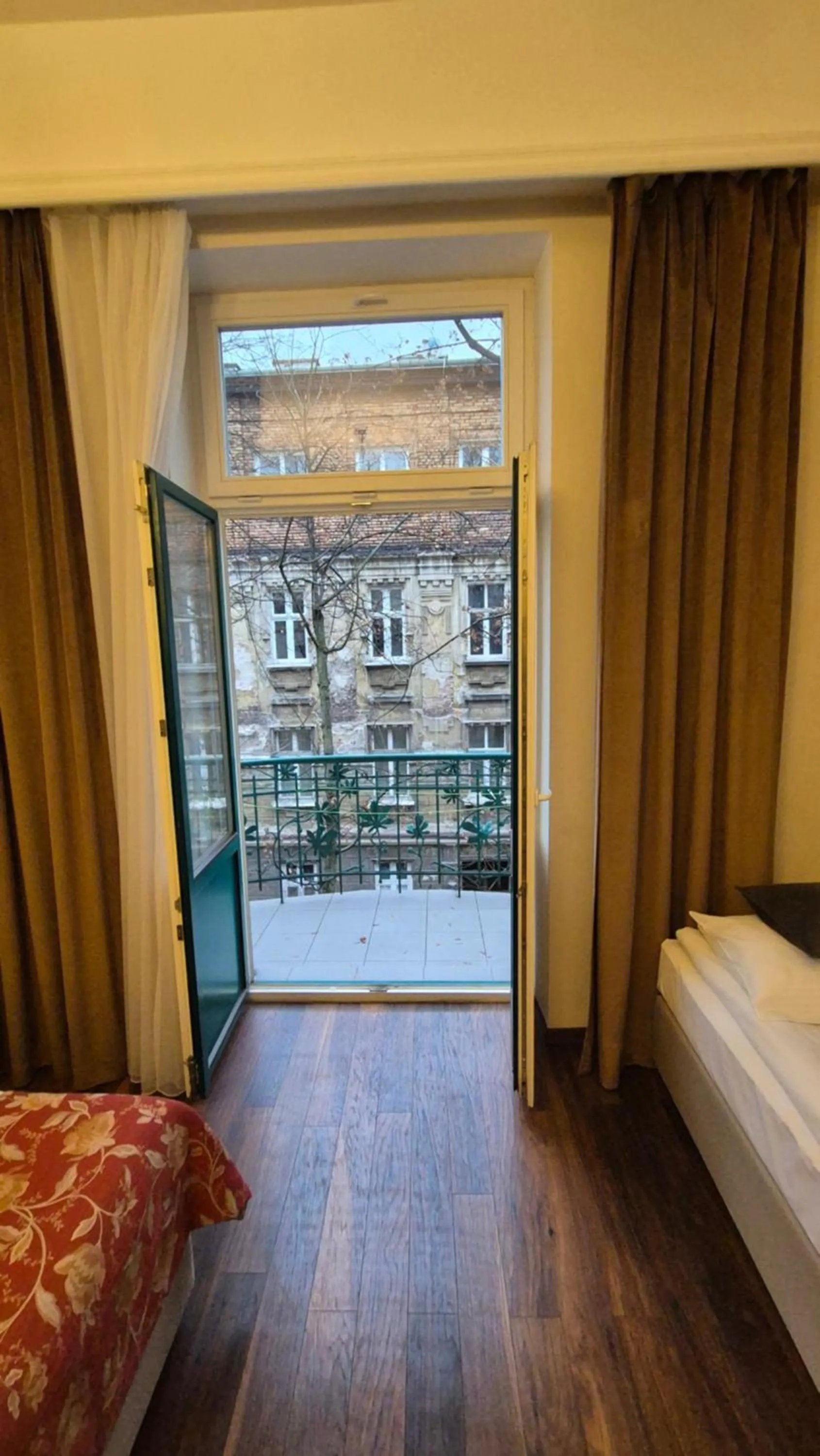 Balcony/Terrace, Bed in Apartamenty Bonerowska 5