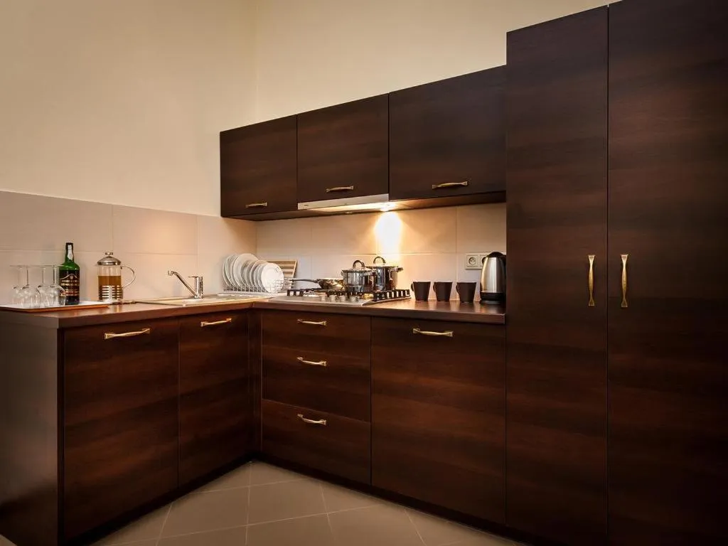 Kitchen or kitchenette in Apartamenty Bonerowska 5
