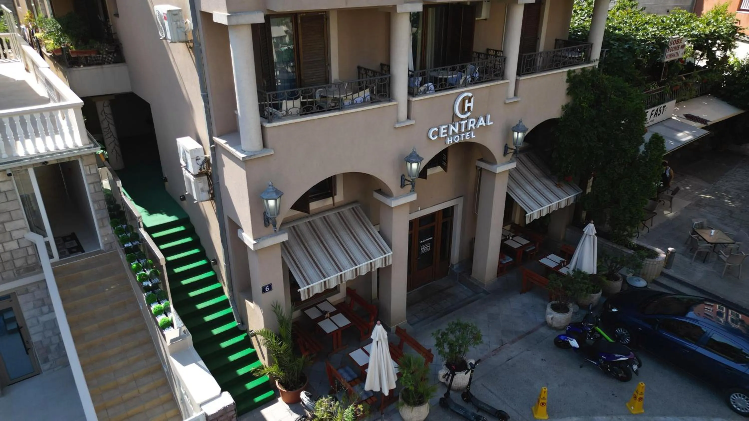 Property building in Central Hotel & Restaurant