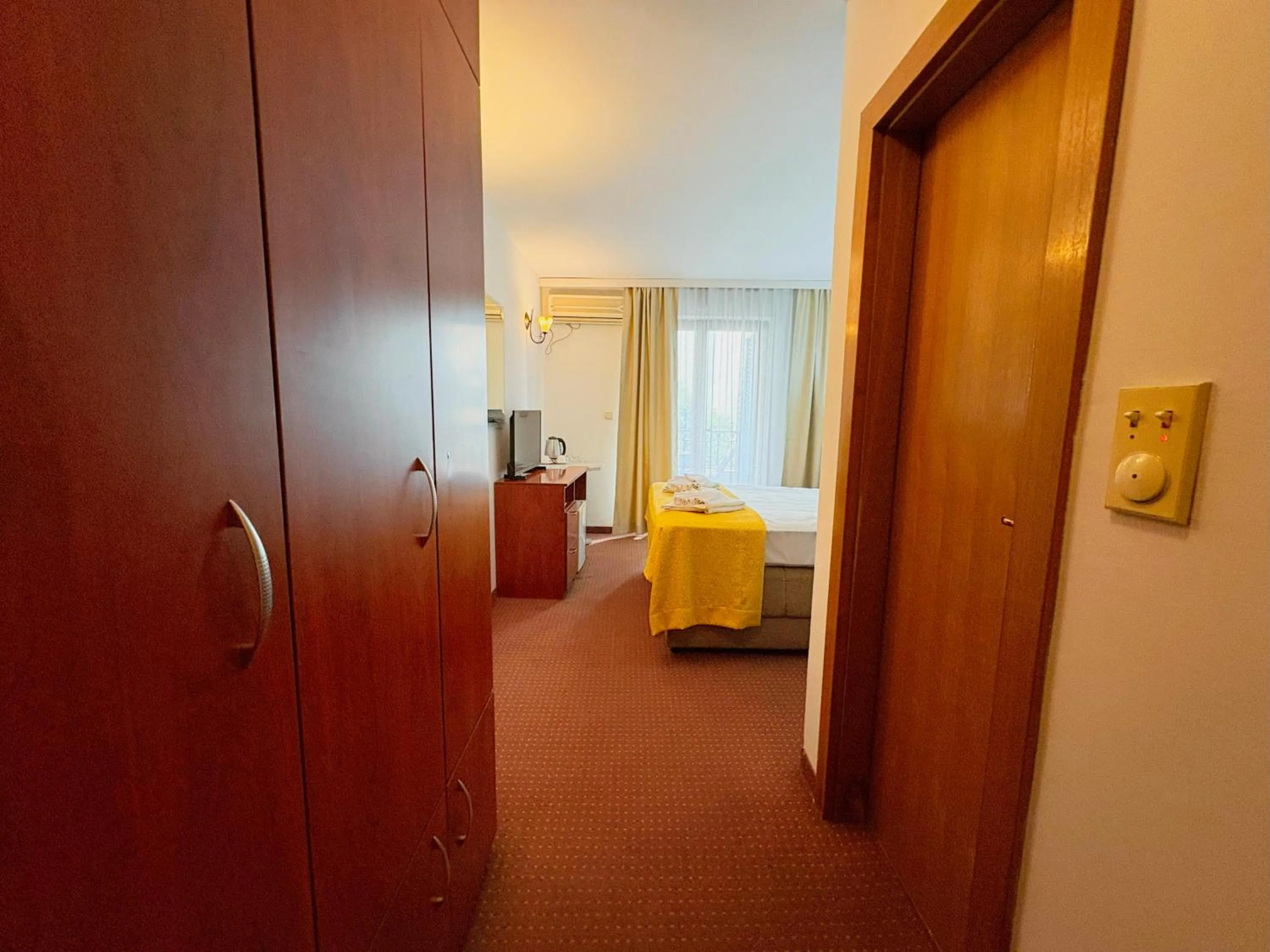 Photo of the whole room, Bed in Central Hotel & Restaurant