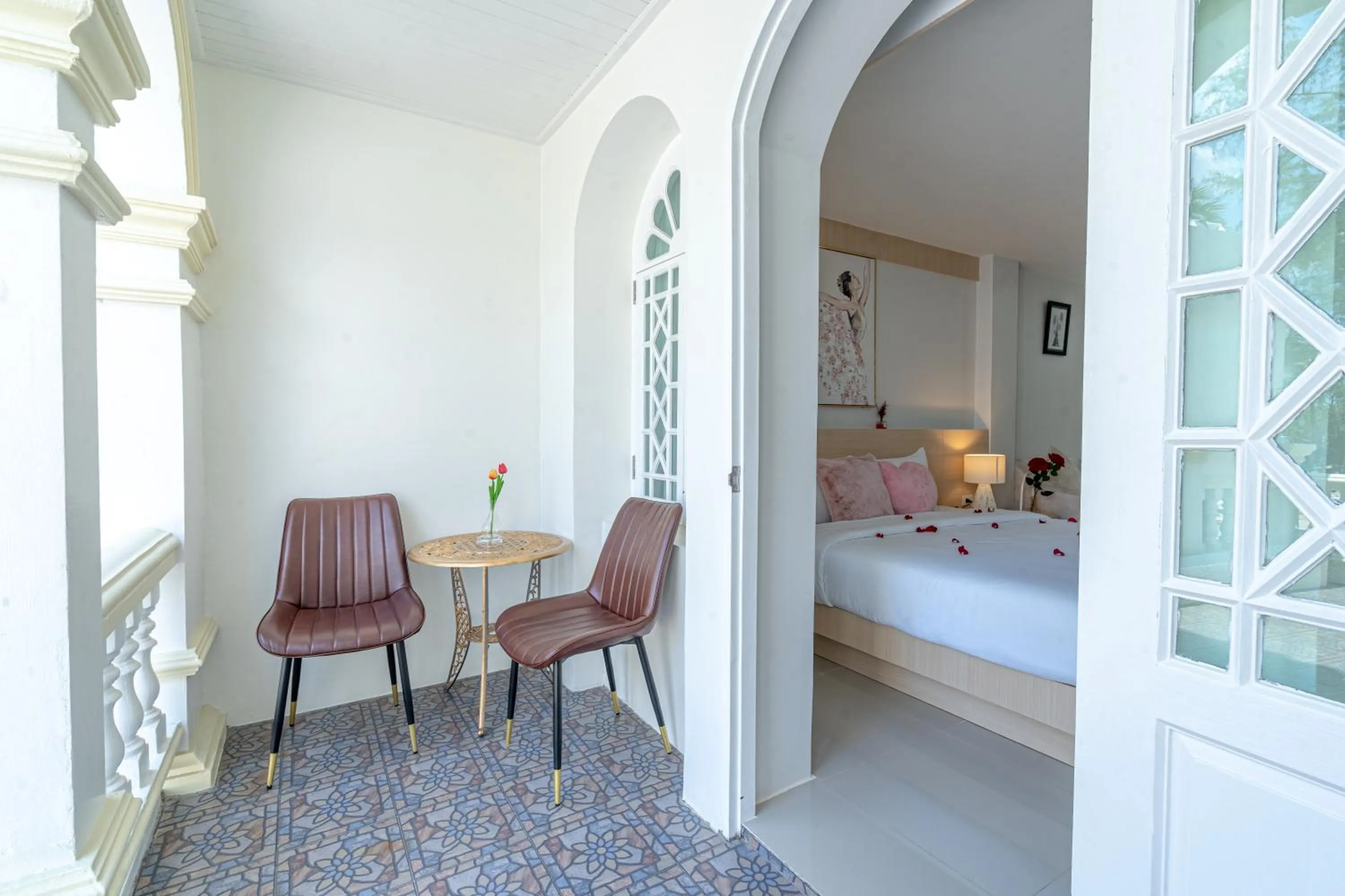 View (from property/room), Bed in Seaside Patong House - Newly Open