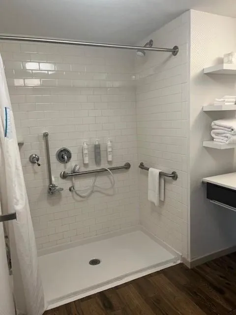 Shower in Hampton Inn and Suites Fort Mill, SC