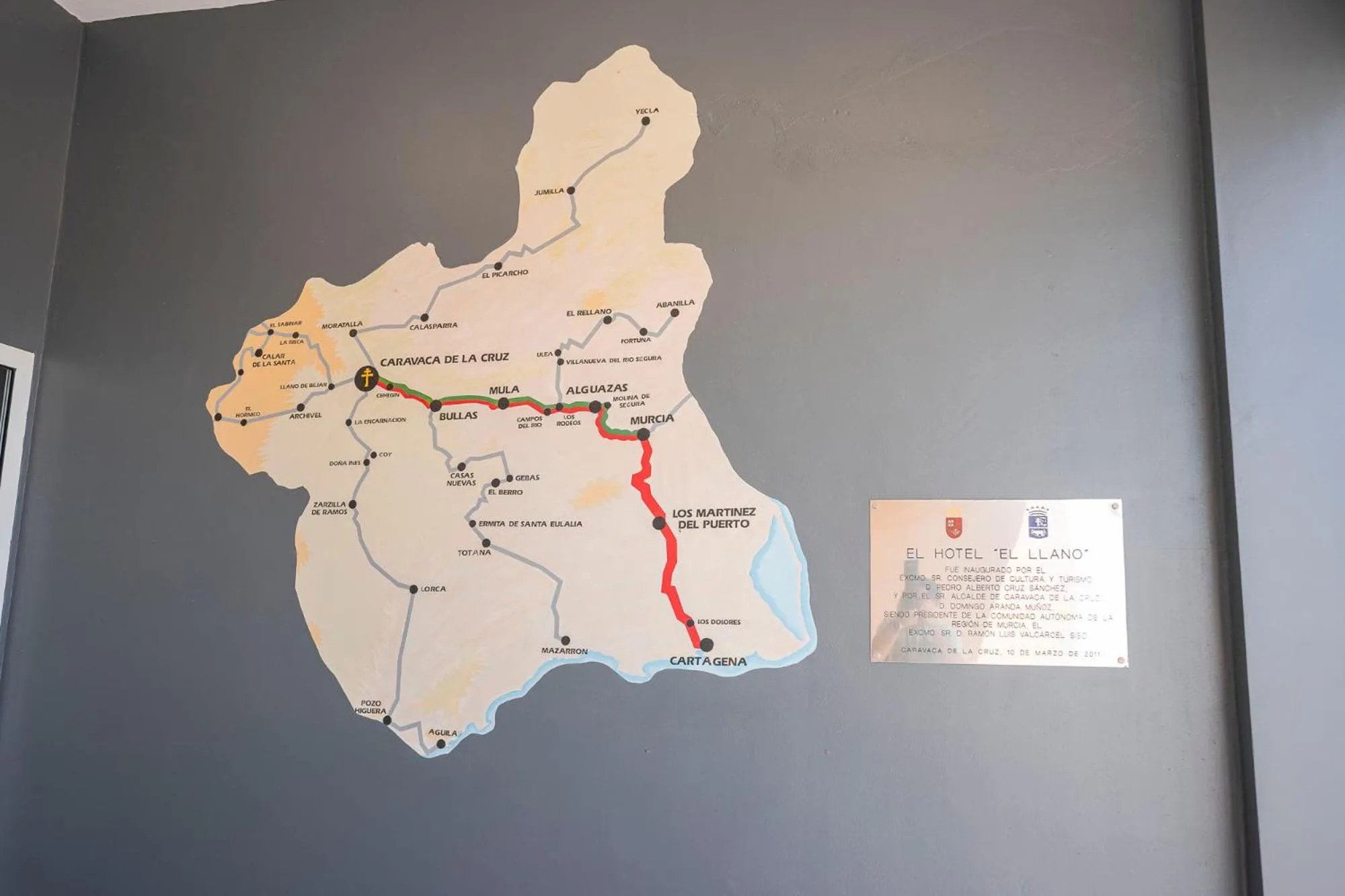 Facade/entrance in Hotel Caravaca Resort